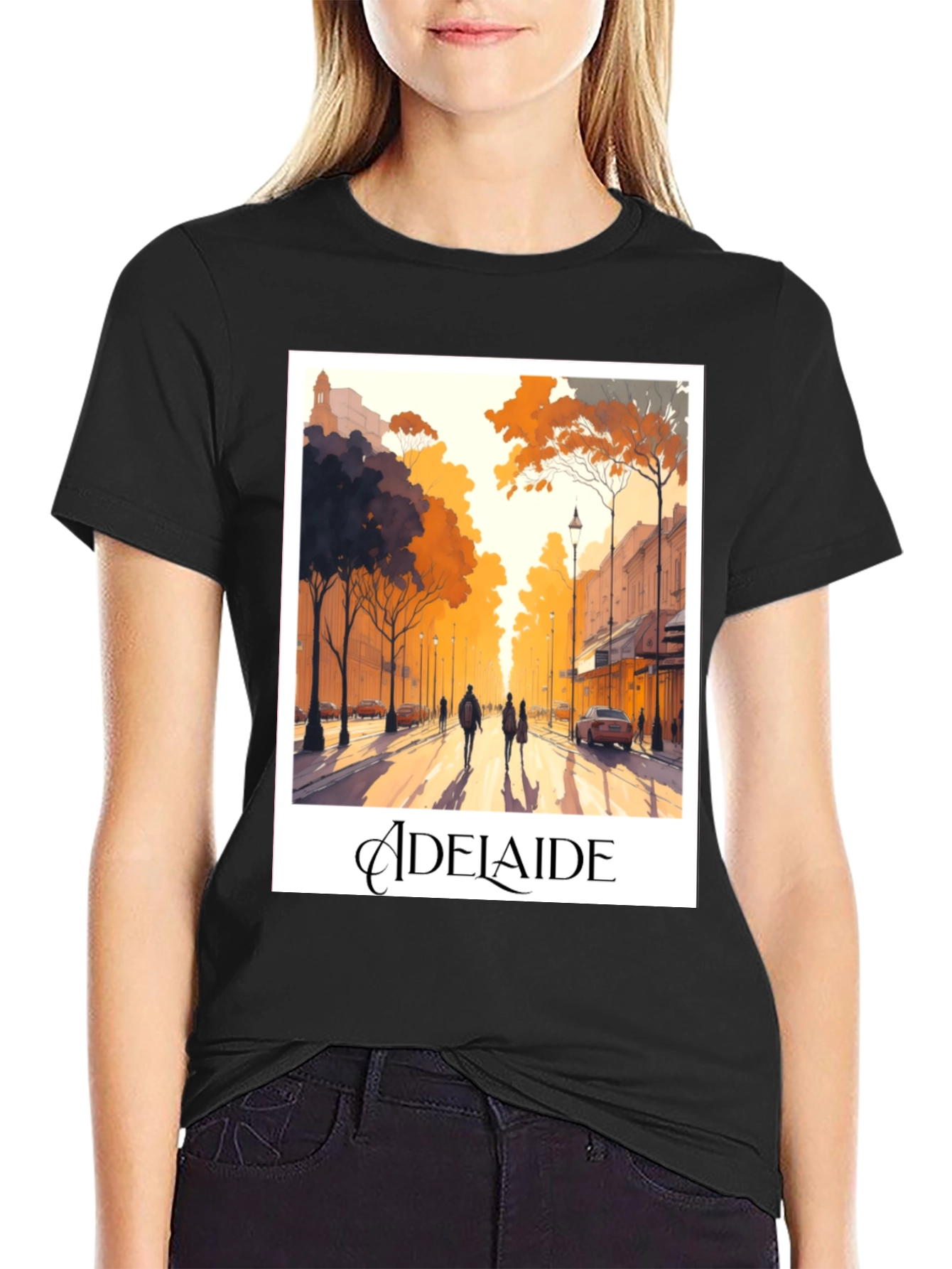 Adelaide Street Scene Graphic Tee