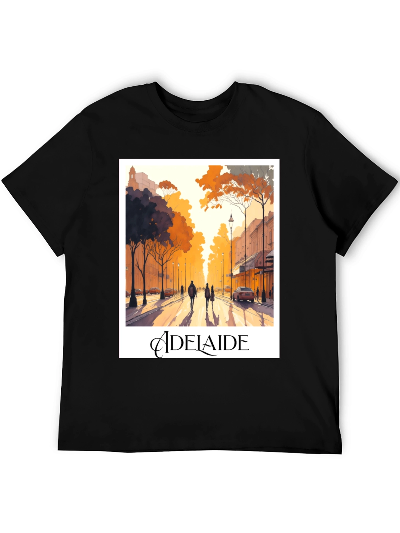 Adelaide Street Scene Graphic Tee