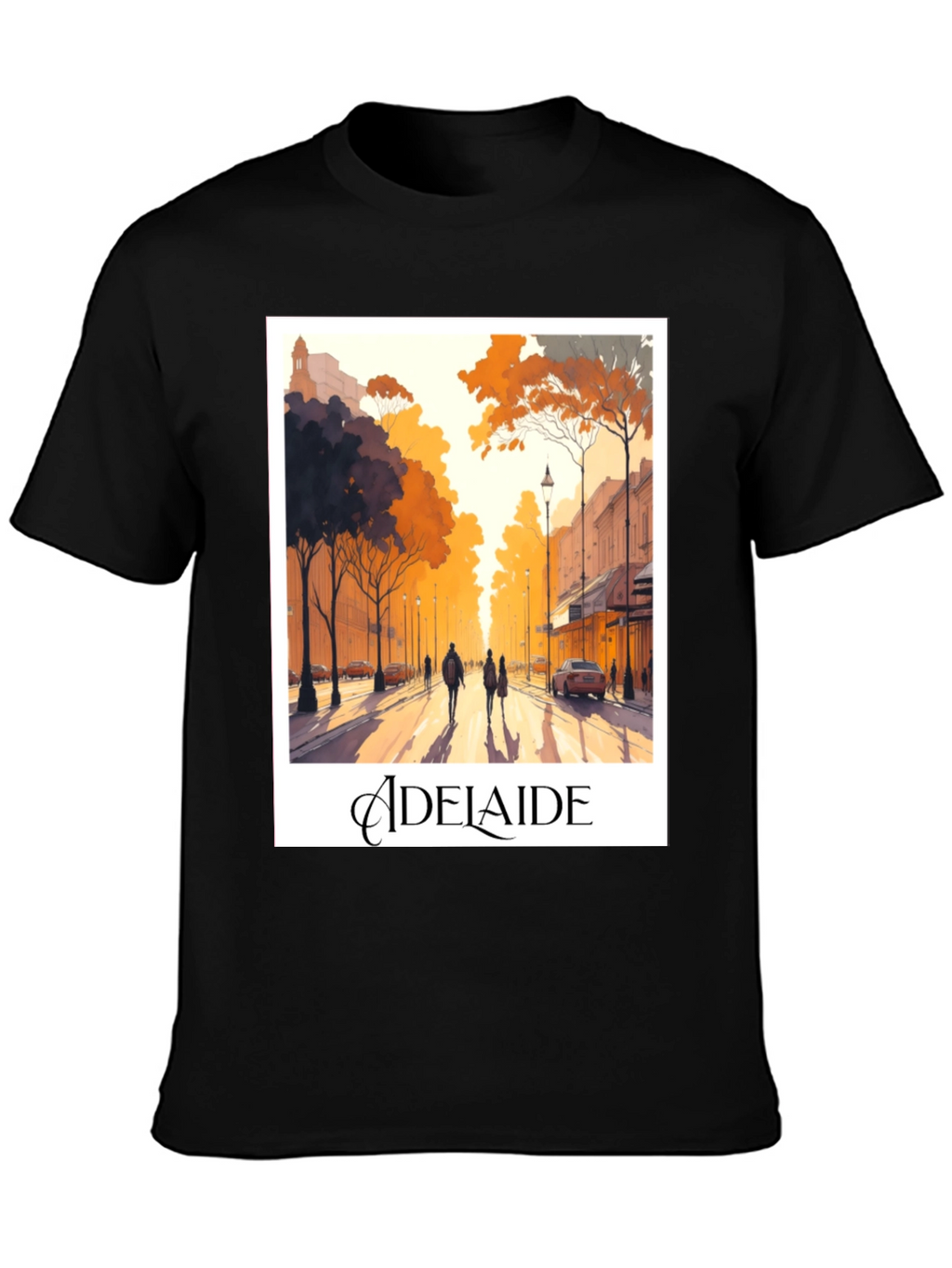 Adelaide Street Scene Graphic Tee