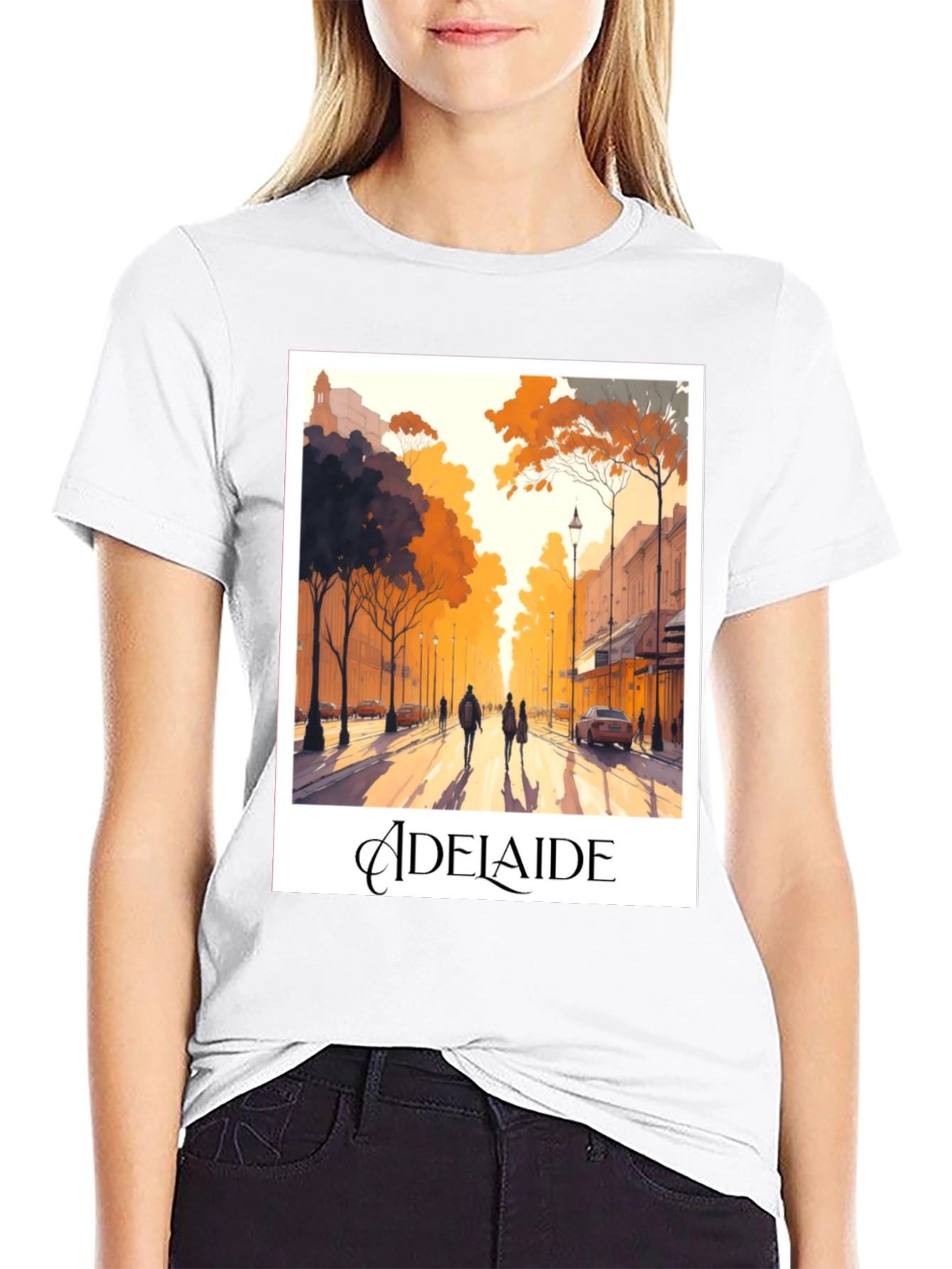 Adelaide Street Scene Graphic Tee
