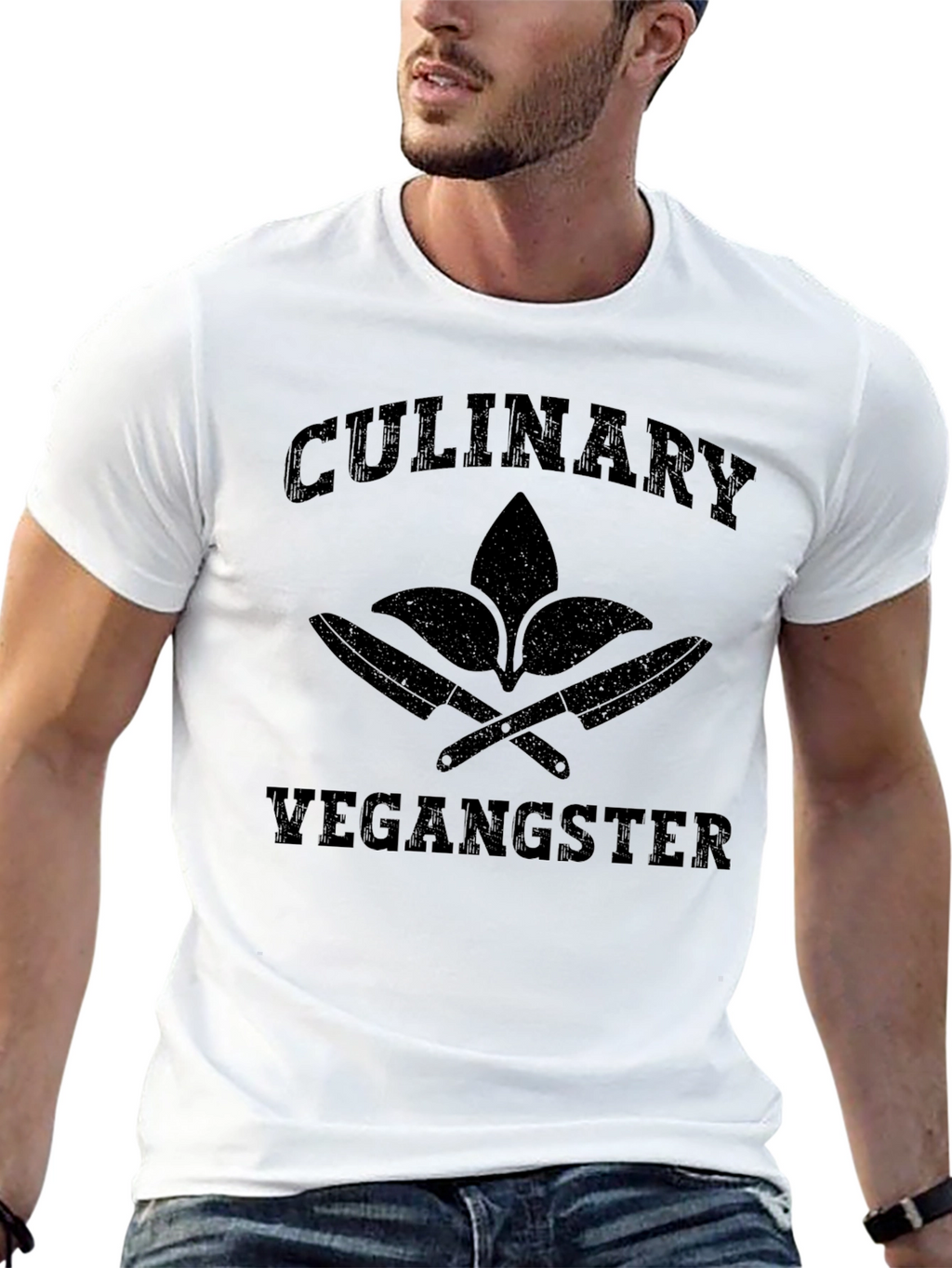 Culinary Vegangster T-Shirt - Vegan Chef Style