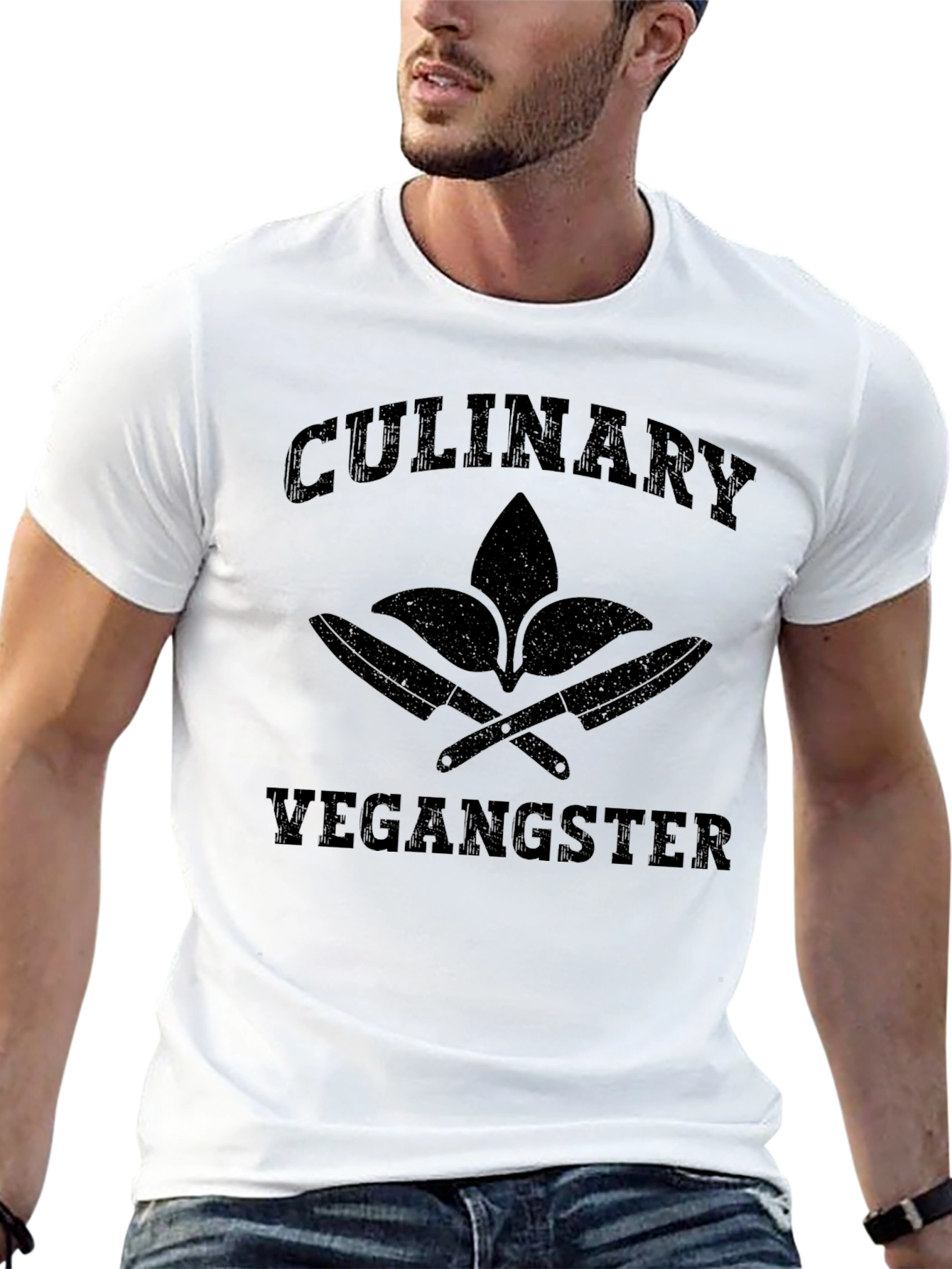 Culinary Vegangster T-Shirt - Vegan Chef Style