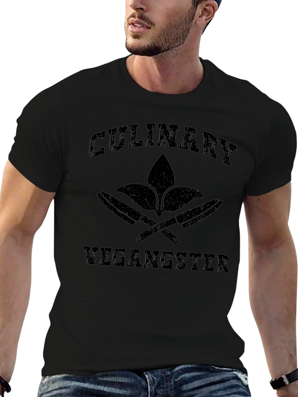 Culinary Vegangster T-Shirt - Vegan Chef Style