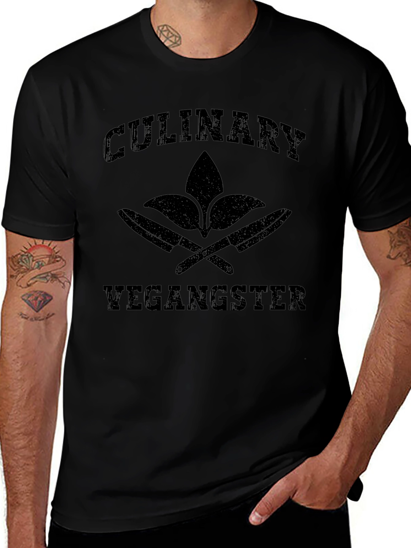 Culinary Vegangster T-Shirt - Vegan Chef Style
