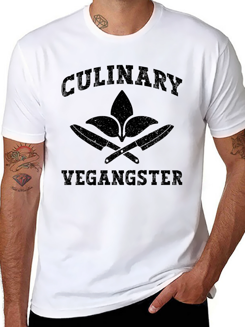 Culinary Vegangster T-Shirt - Vegan Chef Style