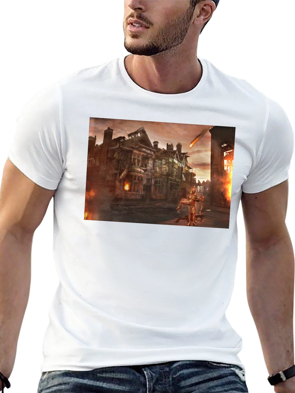 Burning Town T-Shirt