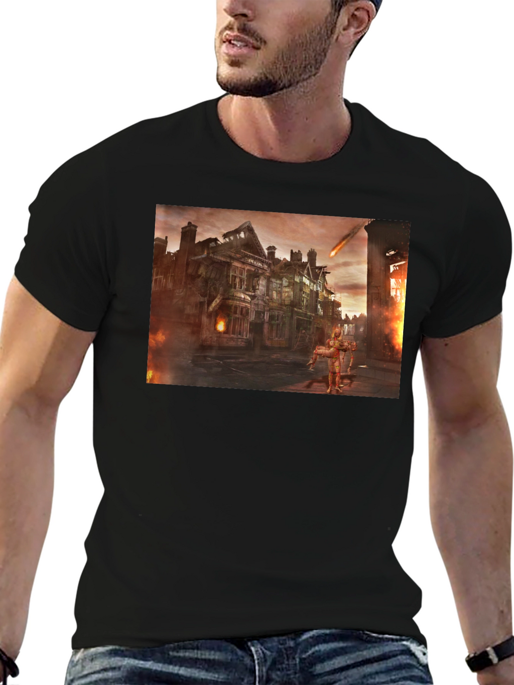 Burning Town T-Shirt