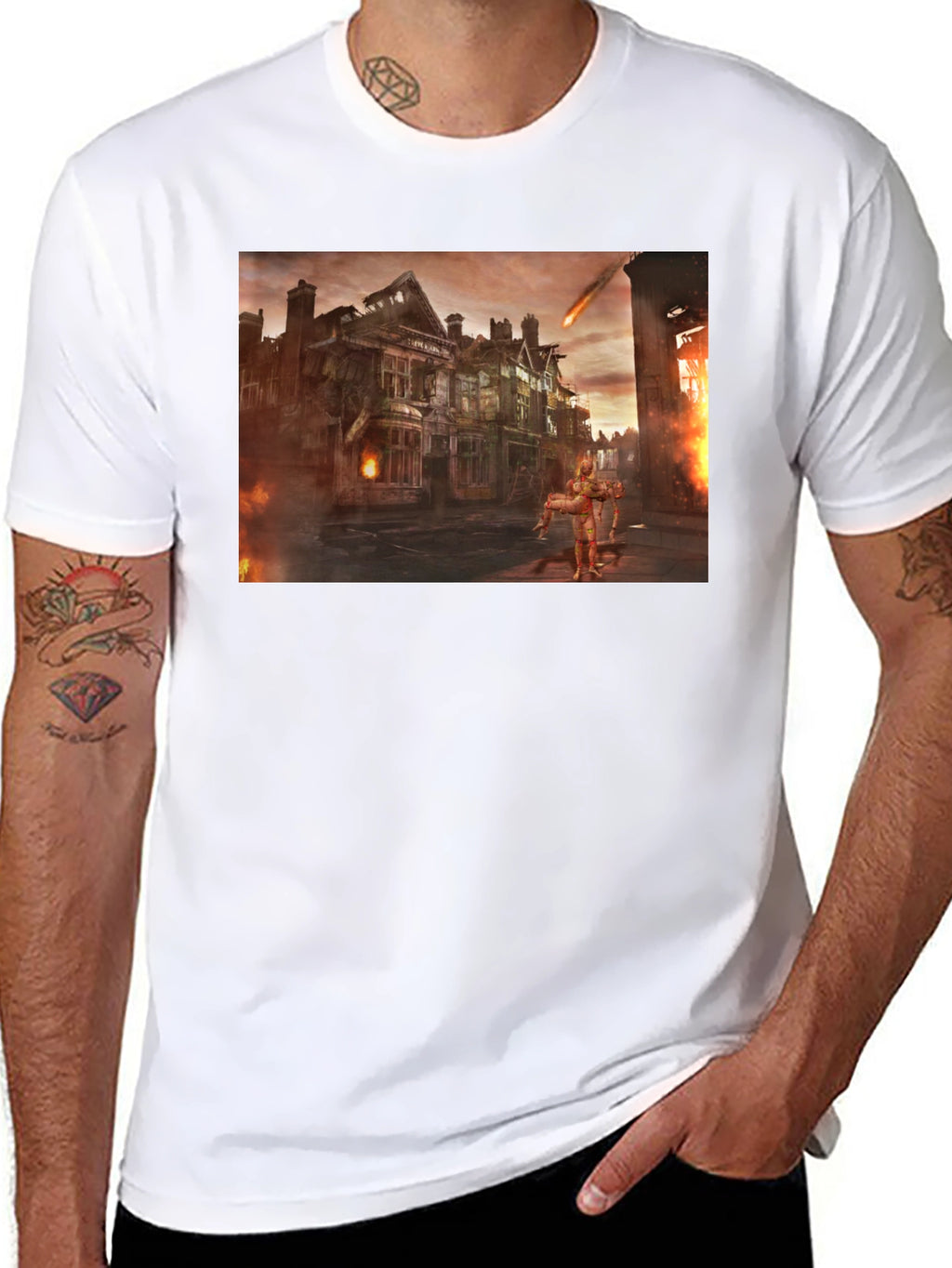 Burning Town T-Shirt