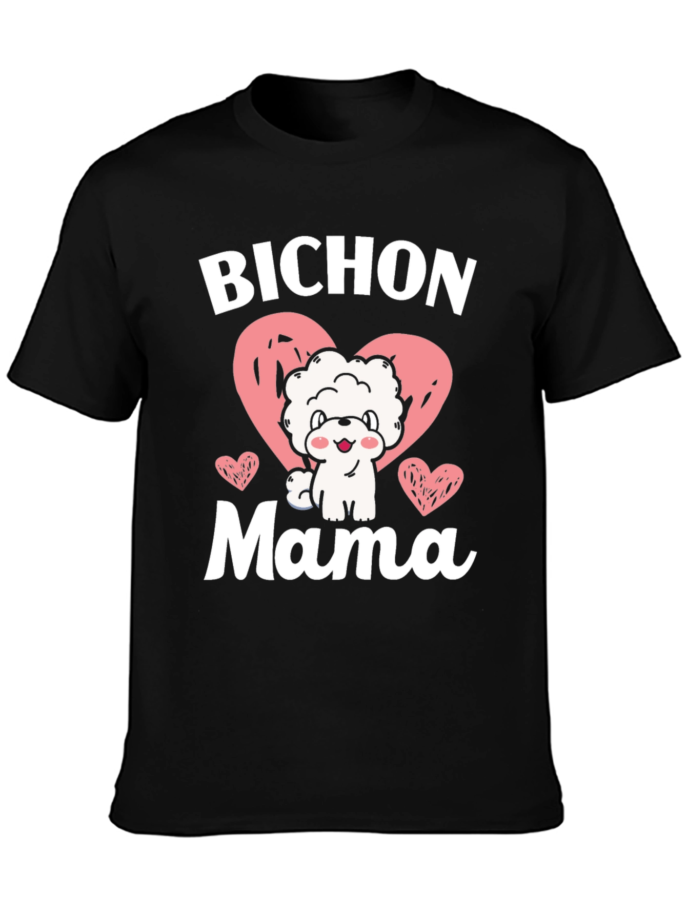 Bichon Mama Dog Lover Graphic Tee