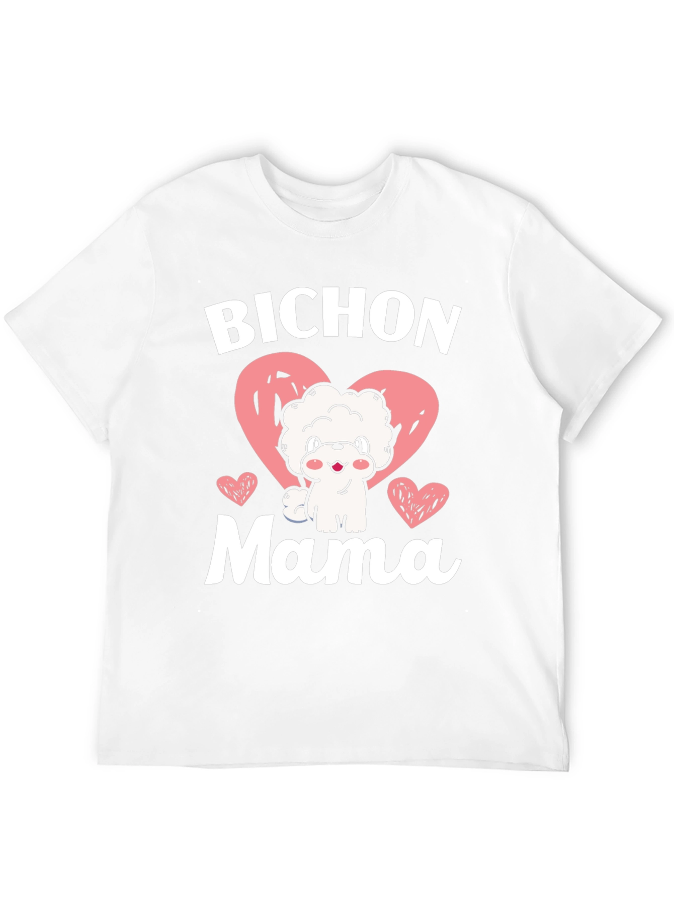 Bichon Mama Dog Lover Graphic Tee