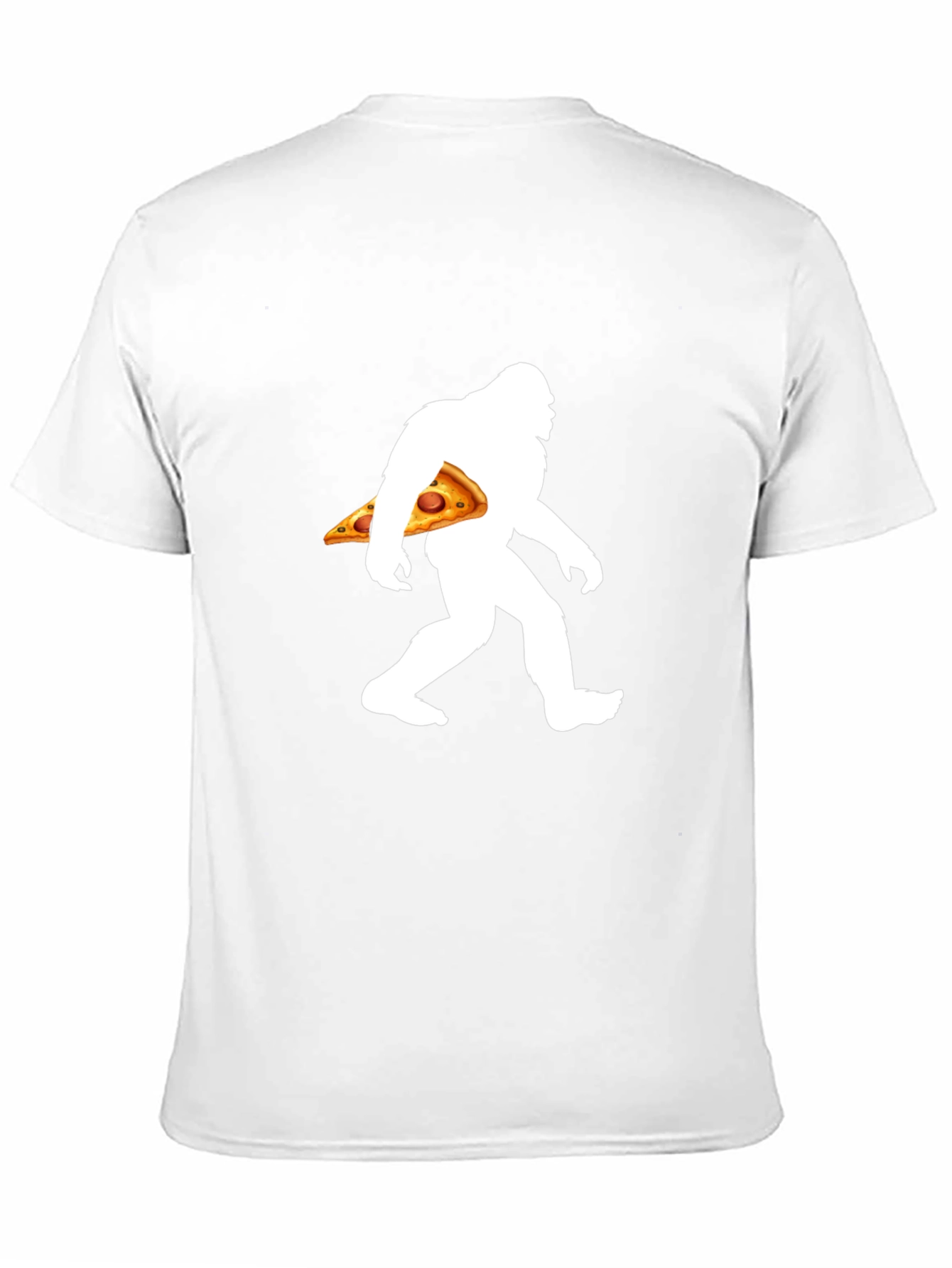 Bigfoot Pizza Graphic T-Shirt