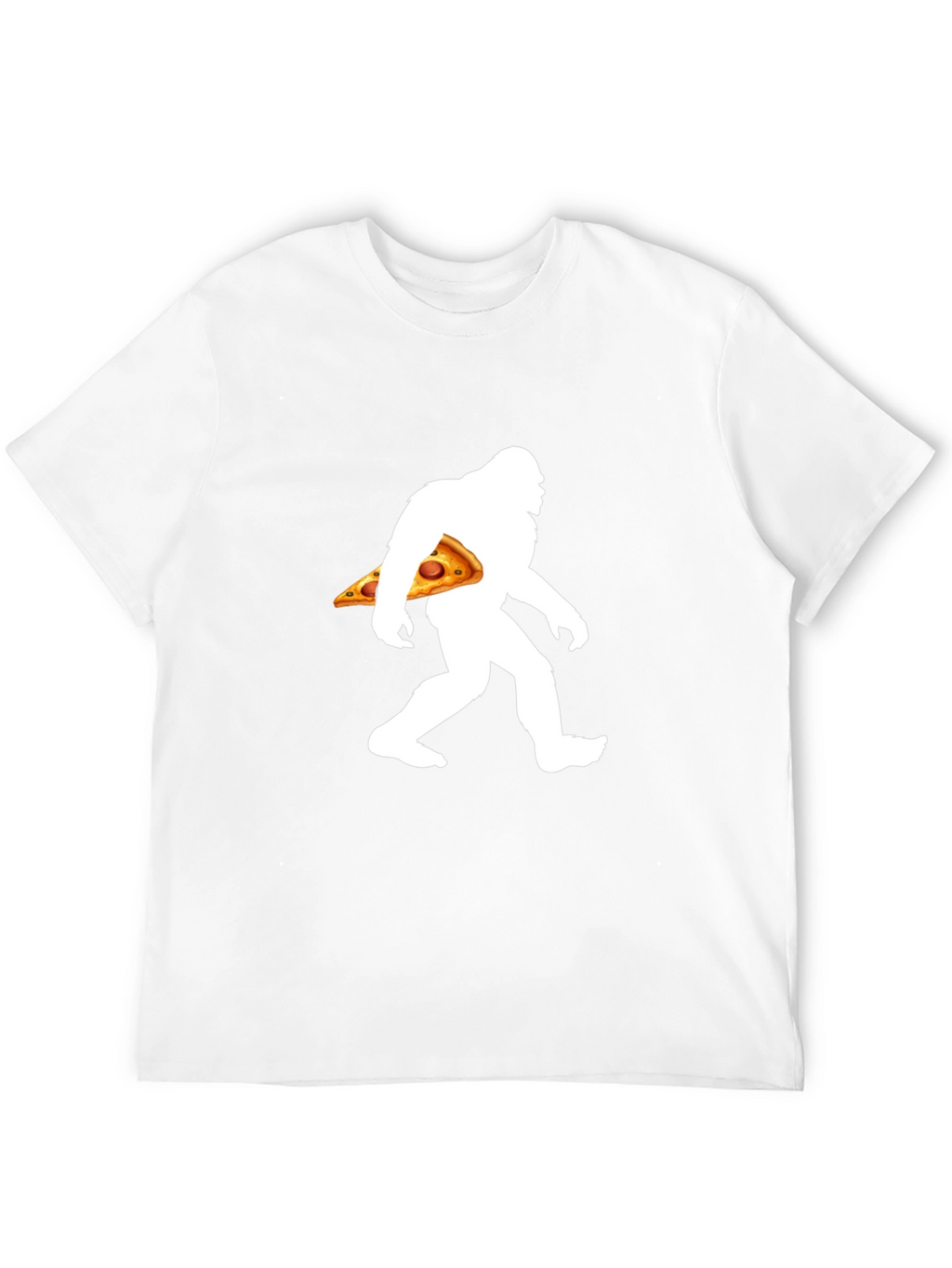 Bigfoot Pizza Graphic T-Shirt