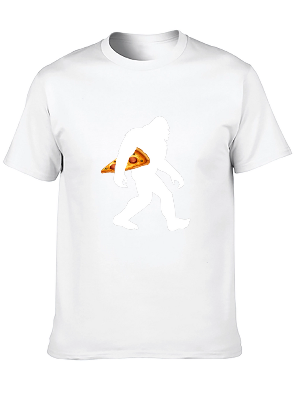 Bigfoot Pizza Graphic T-Shirt