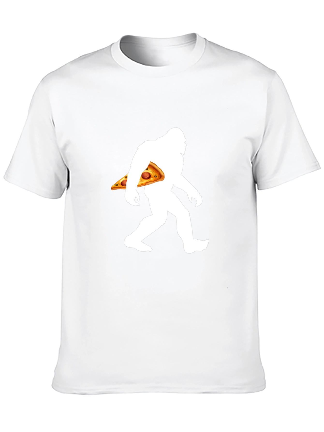 Bigfoot Pizza Graphic T-Shirt