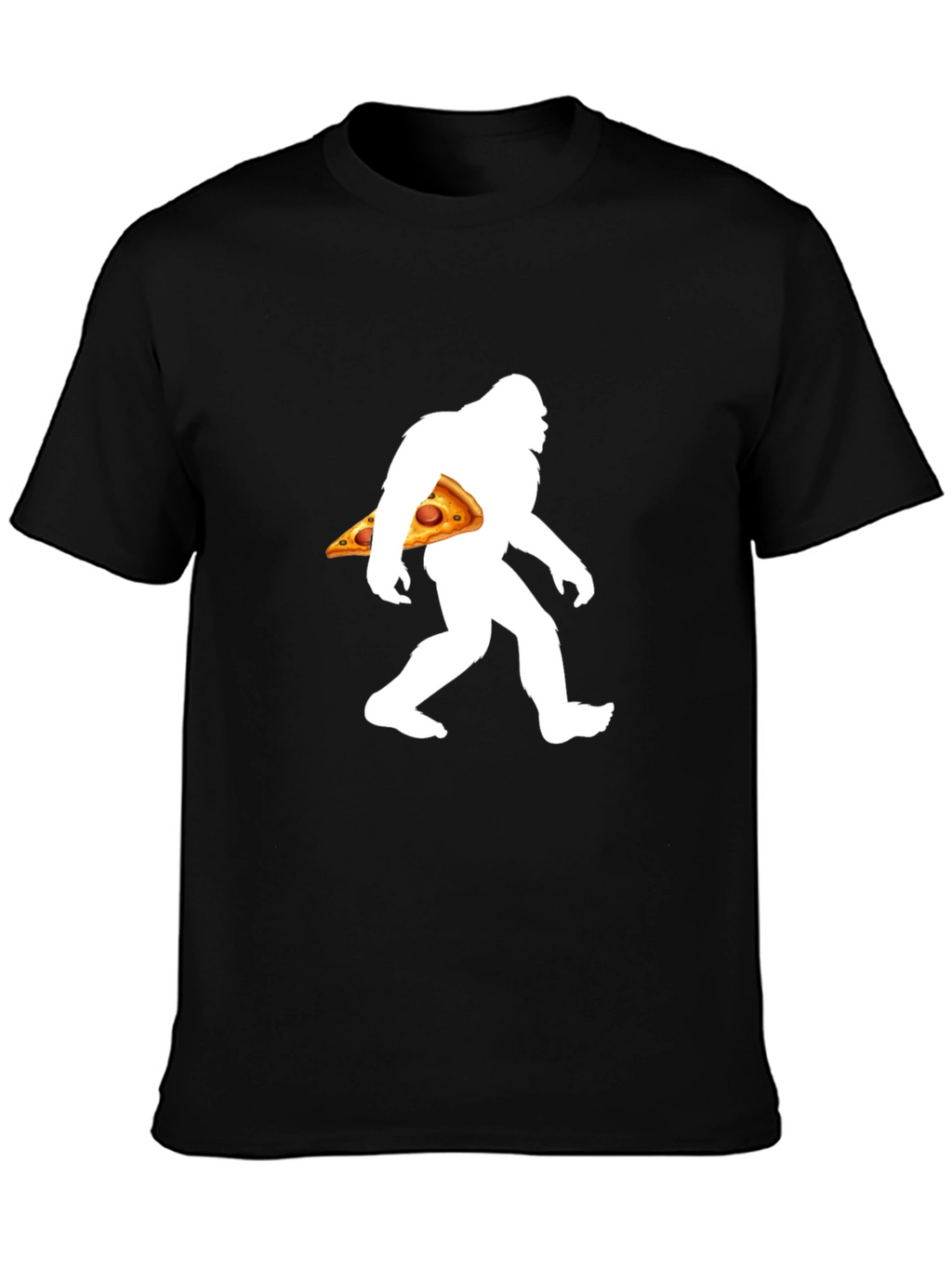 Bigfoot Pizza Graphic T-Shirt
