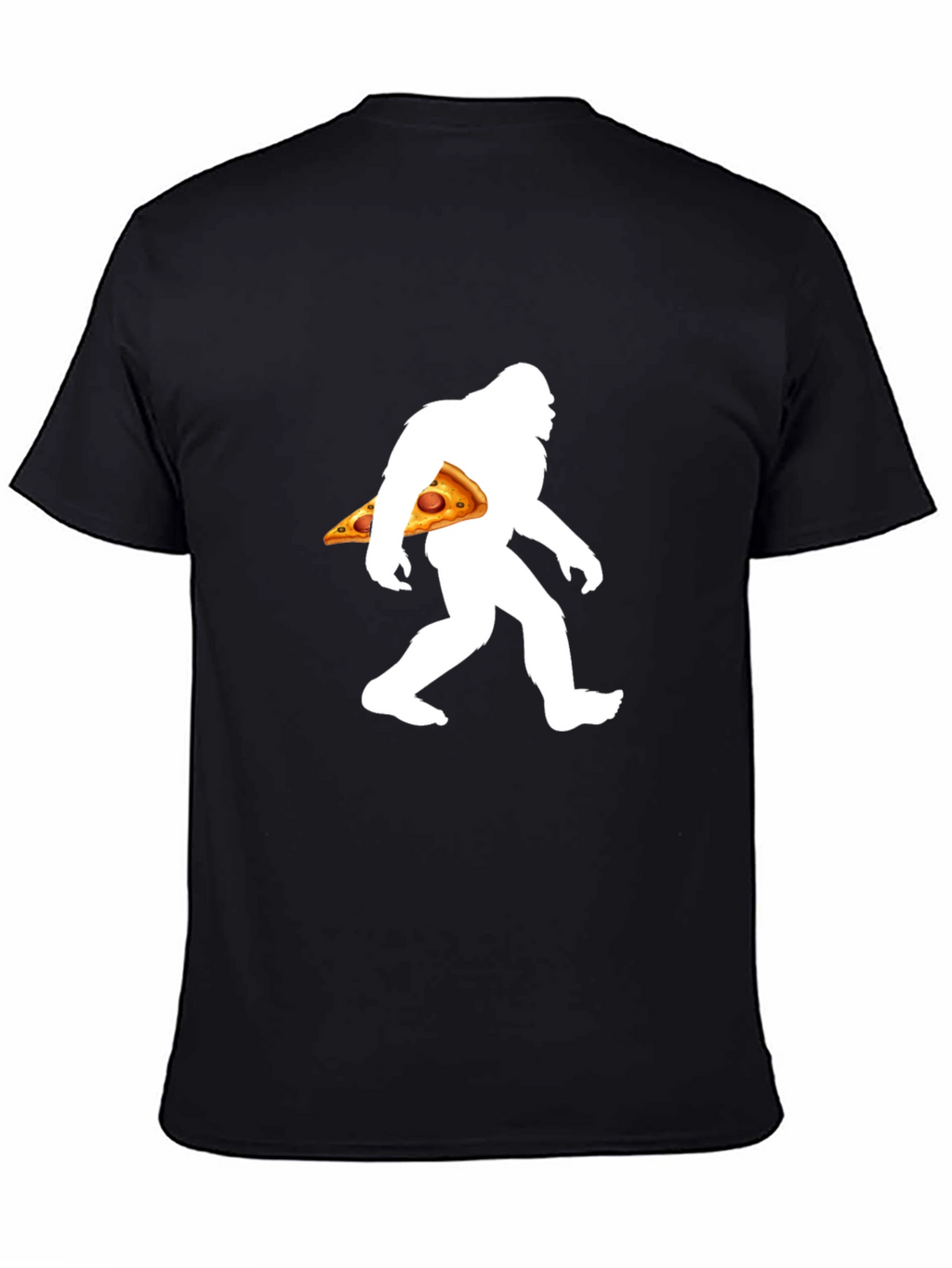 Bigfoot Pizza Graphic T-Shirt