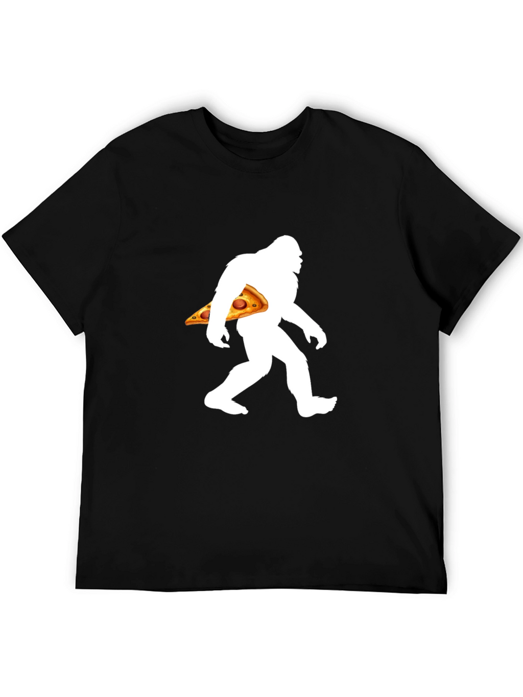 Bigfoot Pizza Graphic T-Shirt