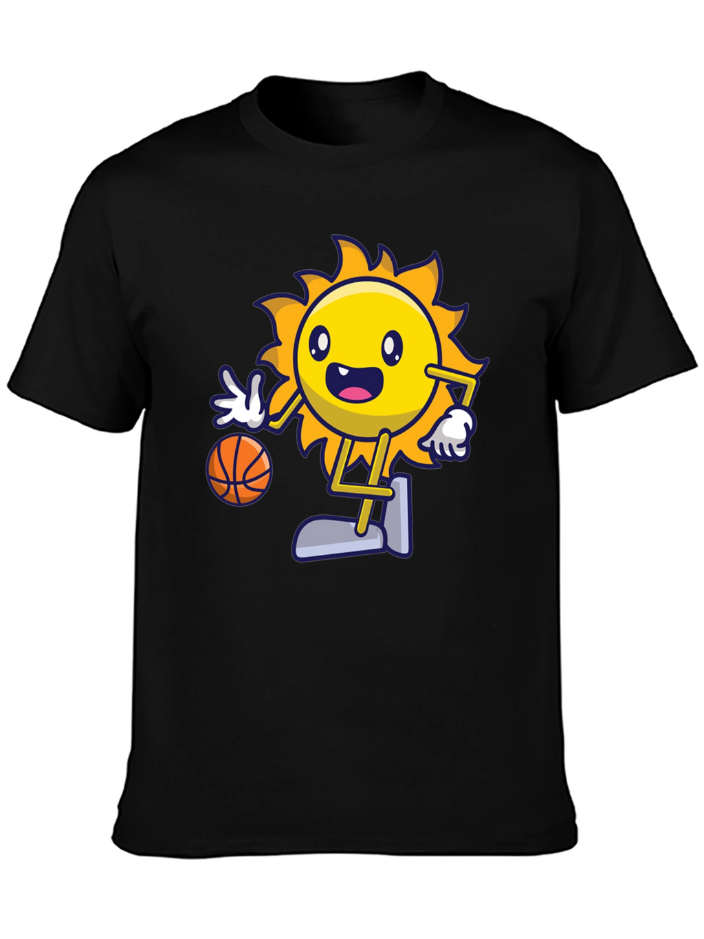 Basketball Sun Graphic T-Shirt