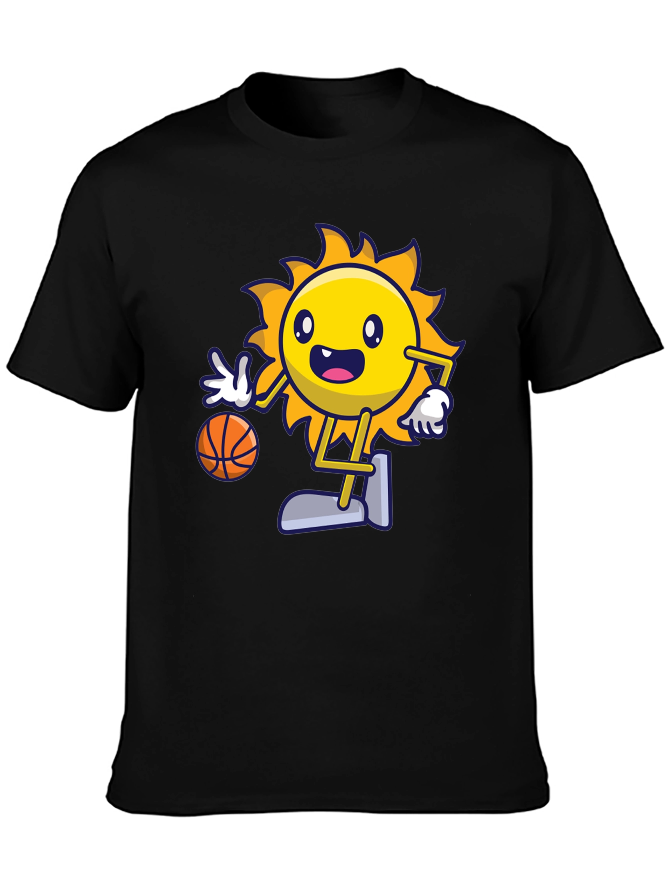 Basketball Sun Graphic T-Shirt