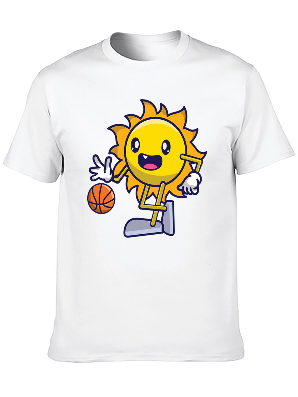 Basketball Sun Graphic T-Shirt