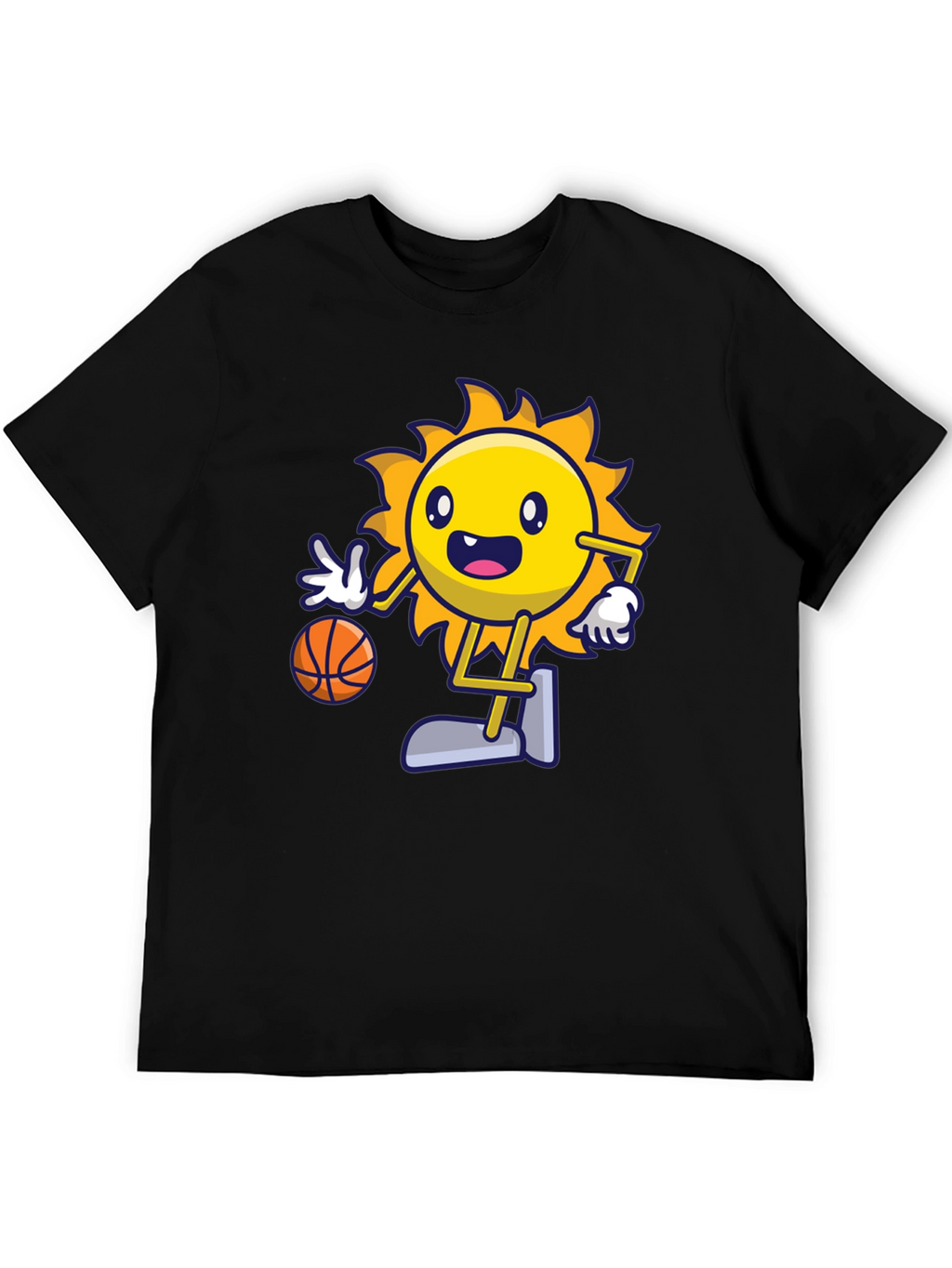 Basketball Sun Graphic T-Shirt