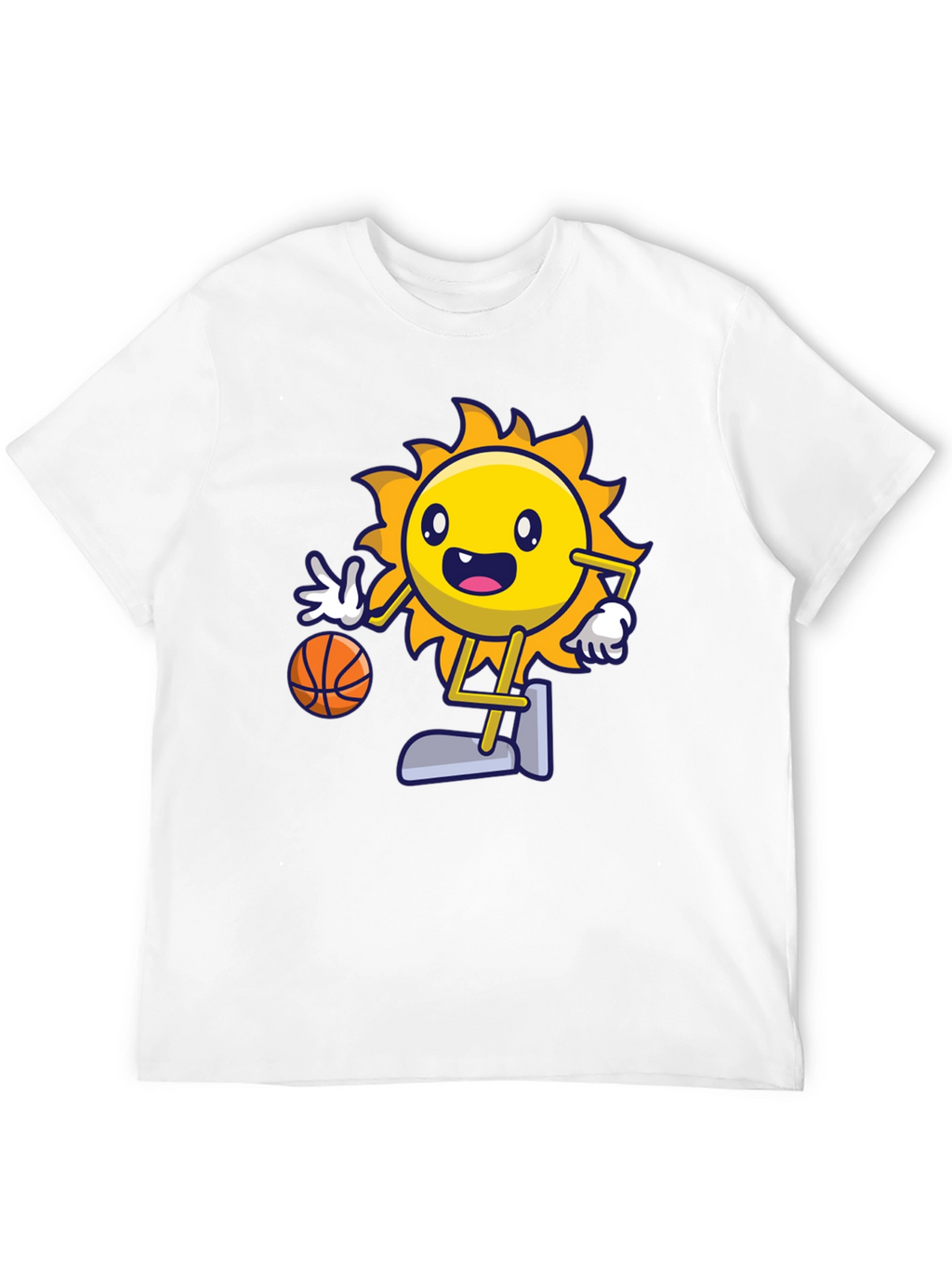 Basketball Sun Graphic T-Shirt