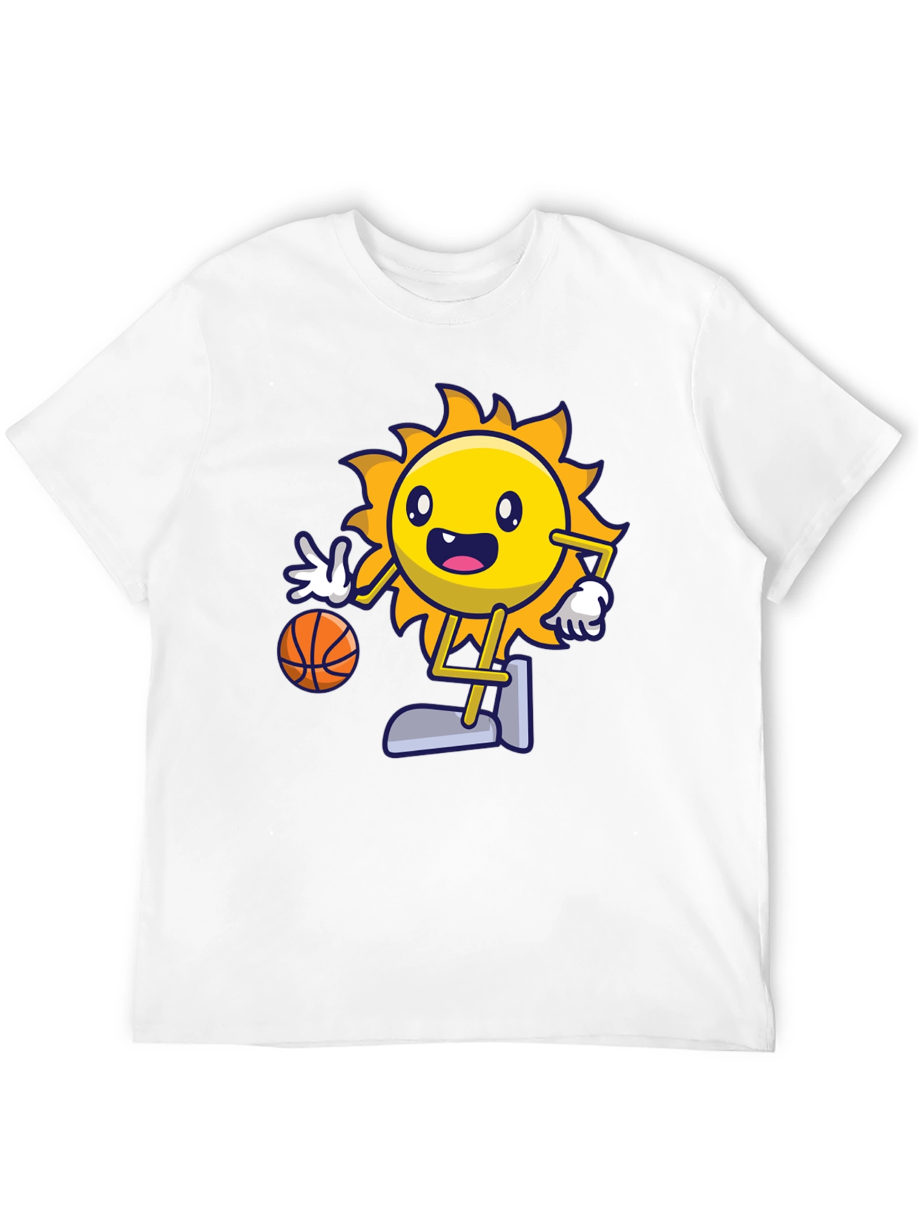 Basketball Sun Graphic T-Shirt