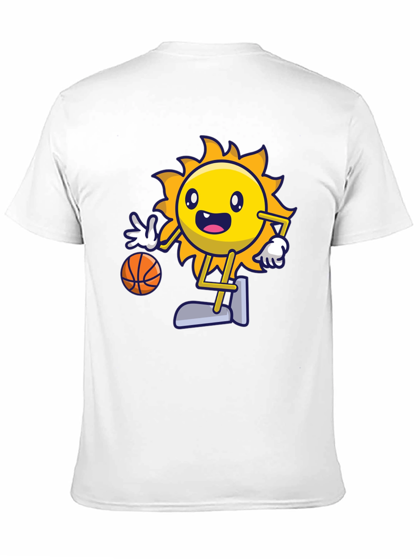Basketball Sun Graphic T-Shirt
