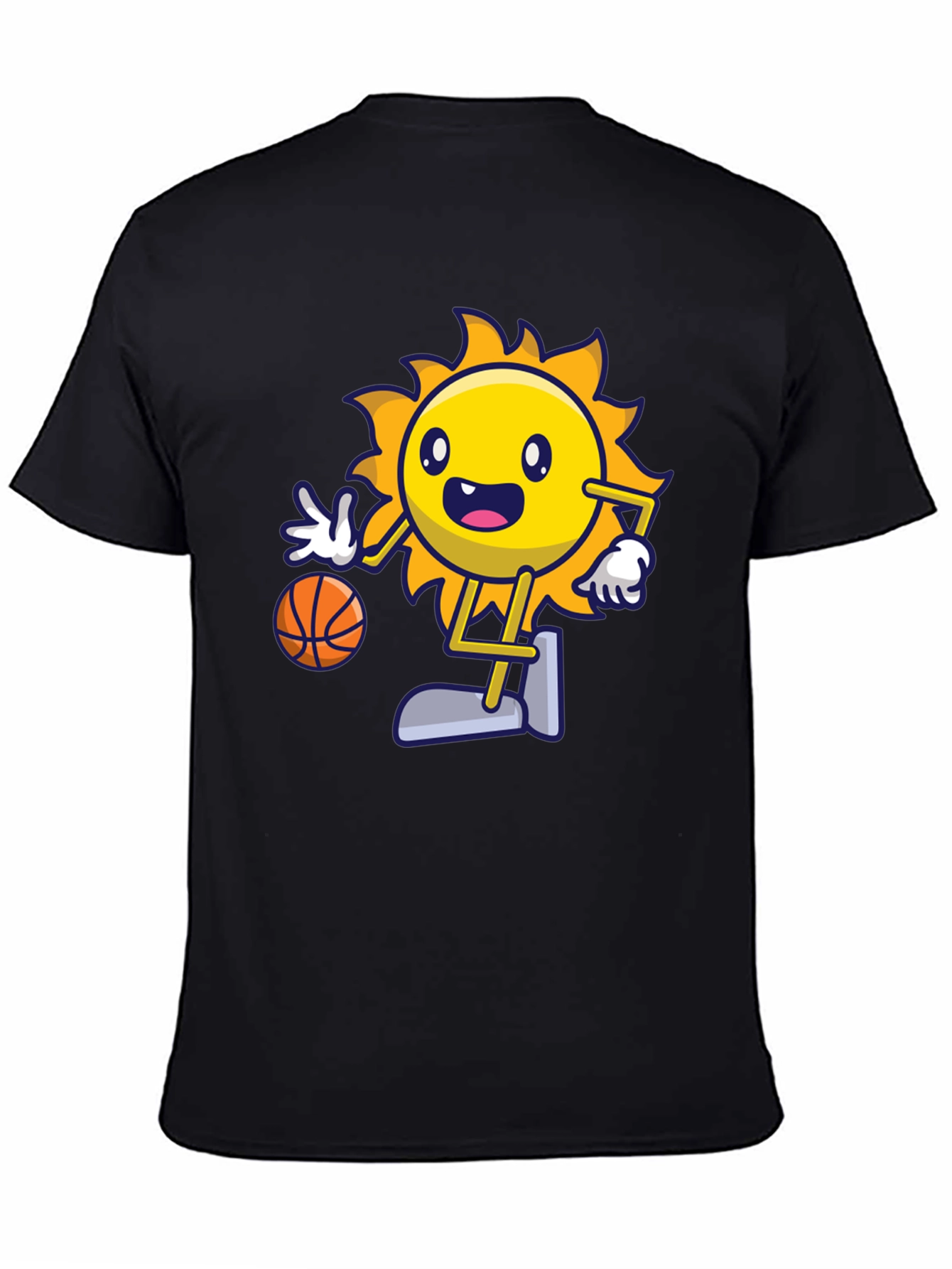 Basketball Sun Graphic T-Shirt