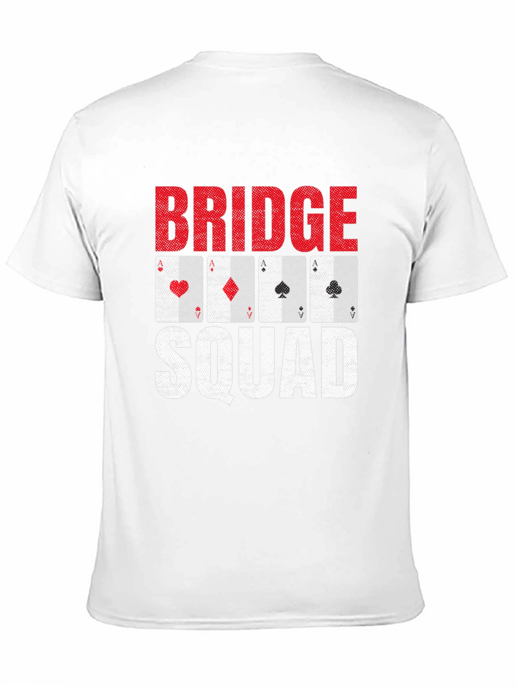 Bridge Squad Playing Card Graphic T-Shirt