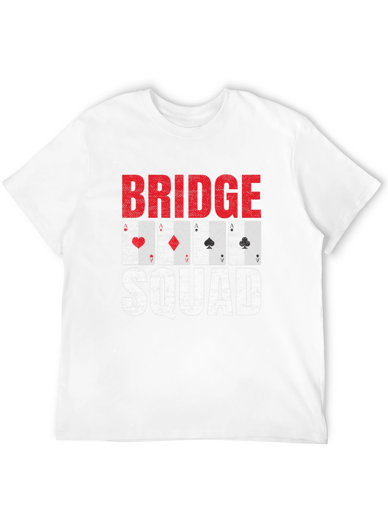 Bridge Squad Playing Card Graphic T-Shirt