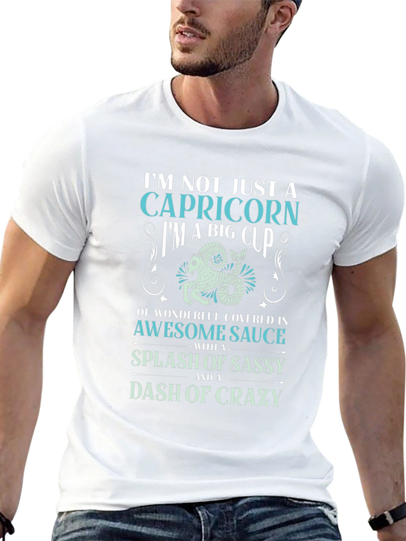 Capricorn Sassy and Crazy Graphic Tee