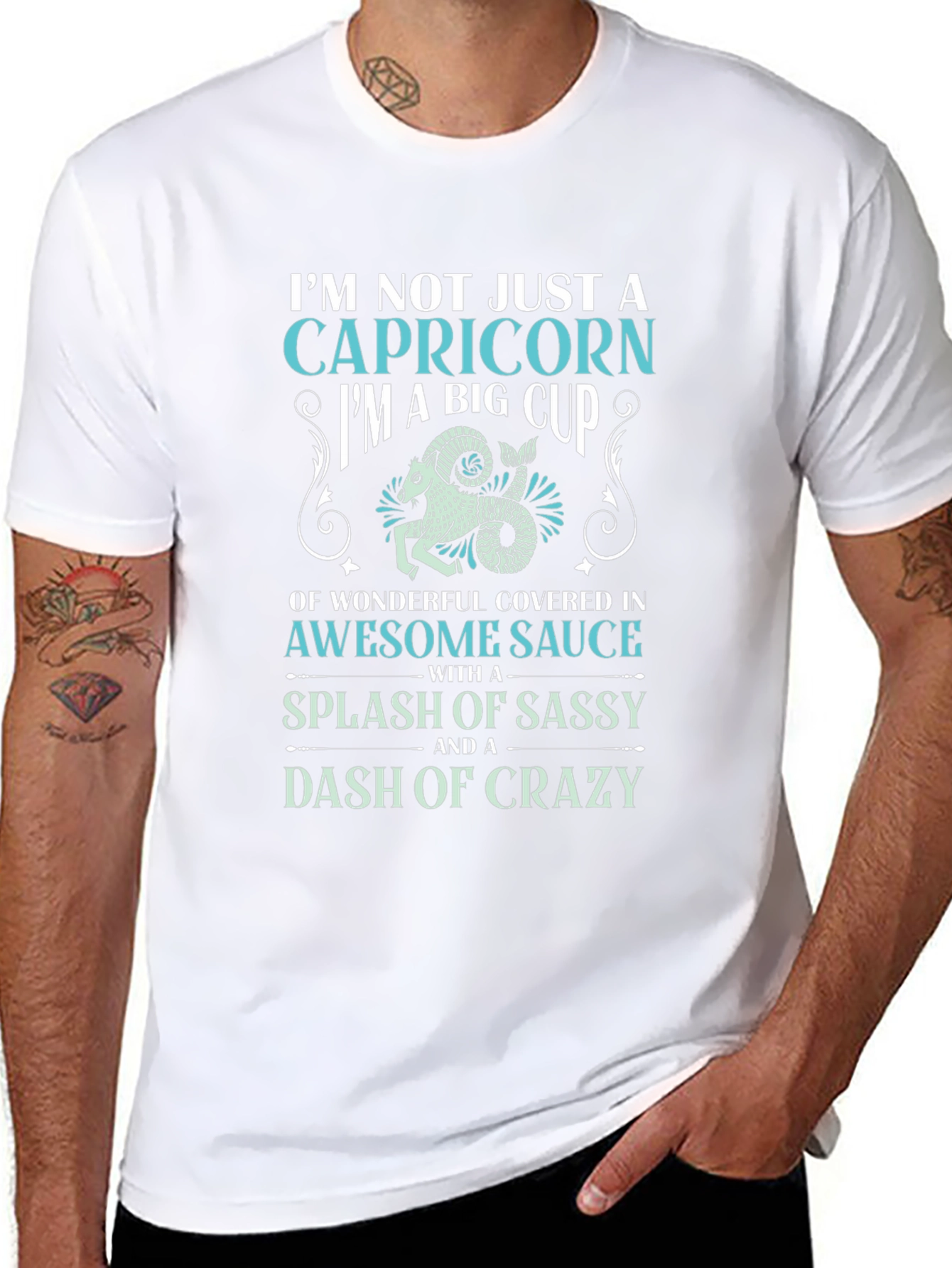Capricorn Sassy and Crazy Graphic Tee