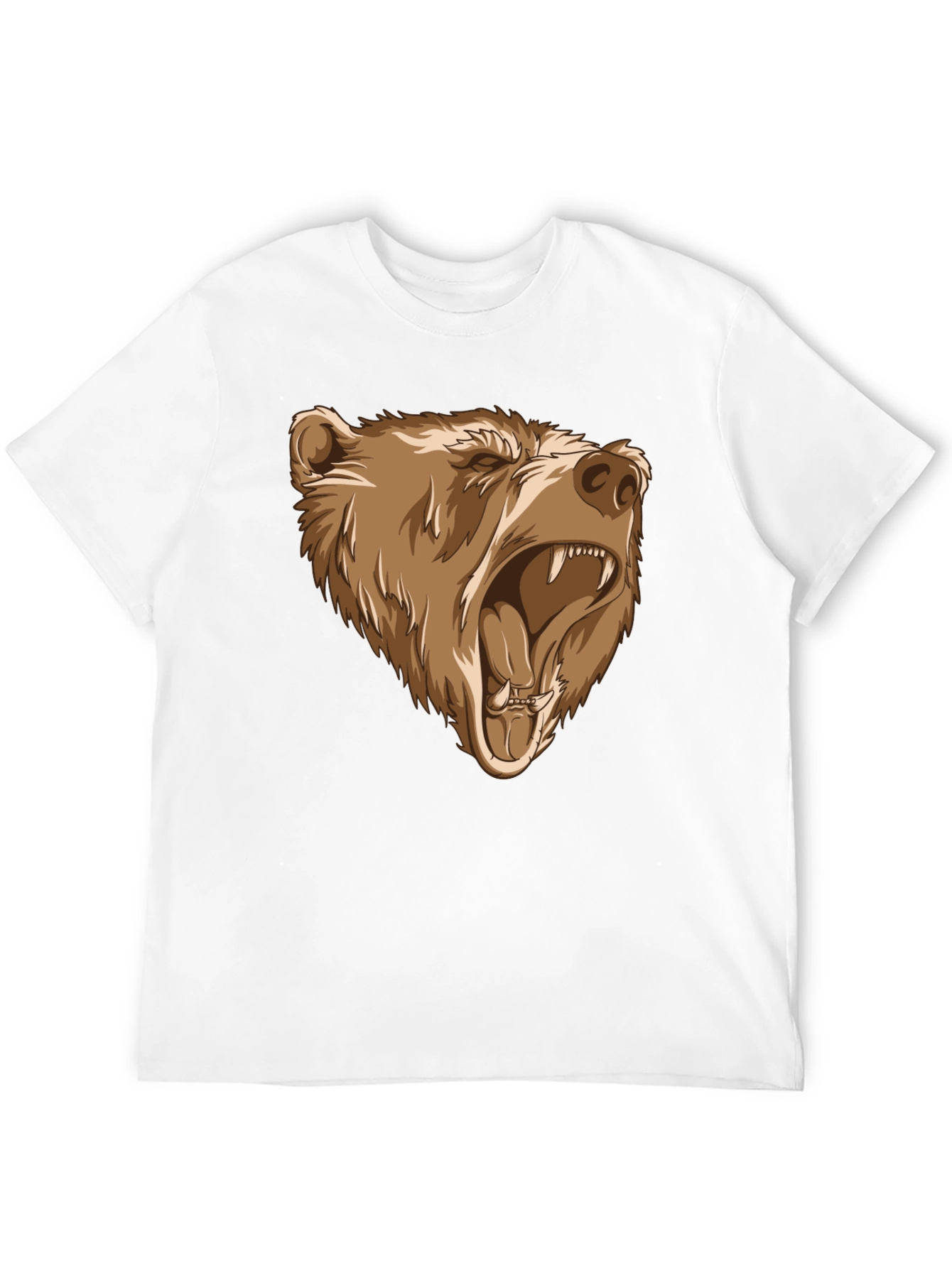 Bear Graphic Tee - Black
