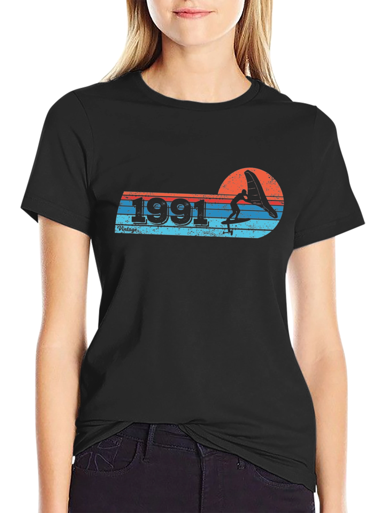 1991 Vintage Style Watersports T-Shirt