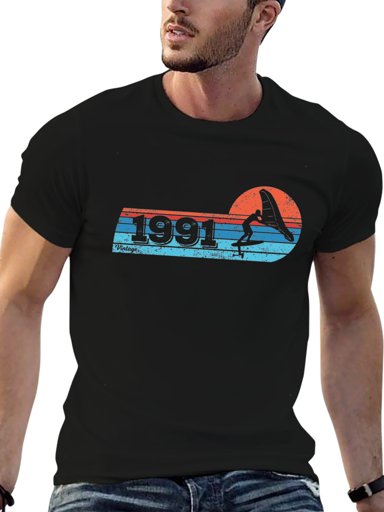 1991 Vintage Style Watersports T-Shirt