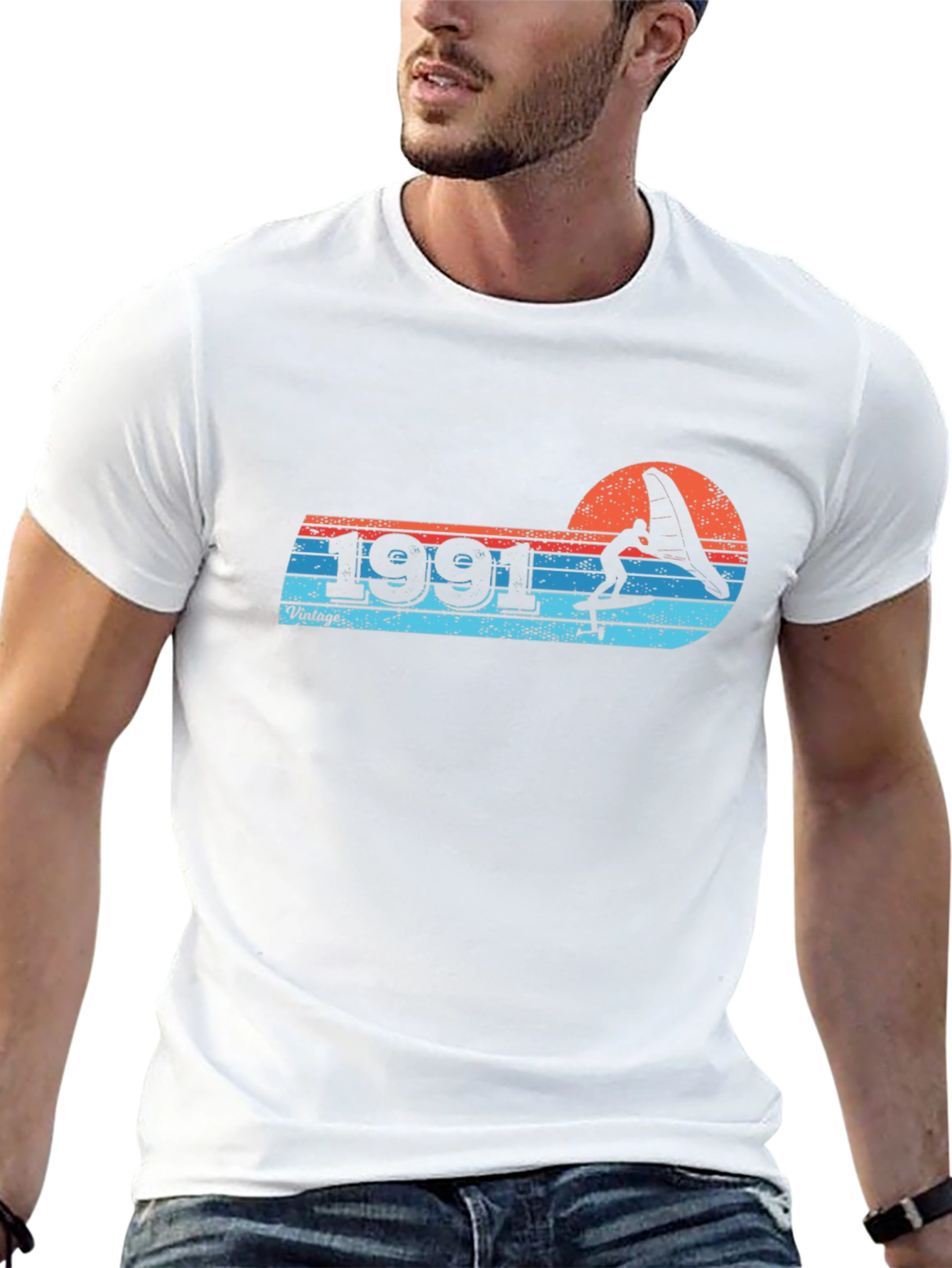 1991 Vintage Style Watersports T-Shirt