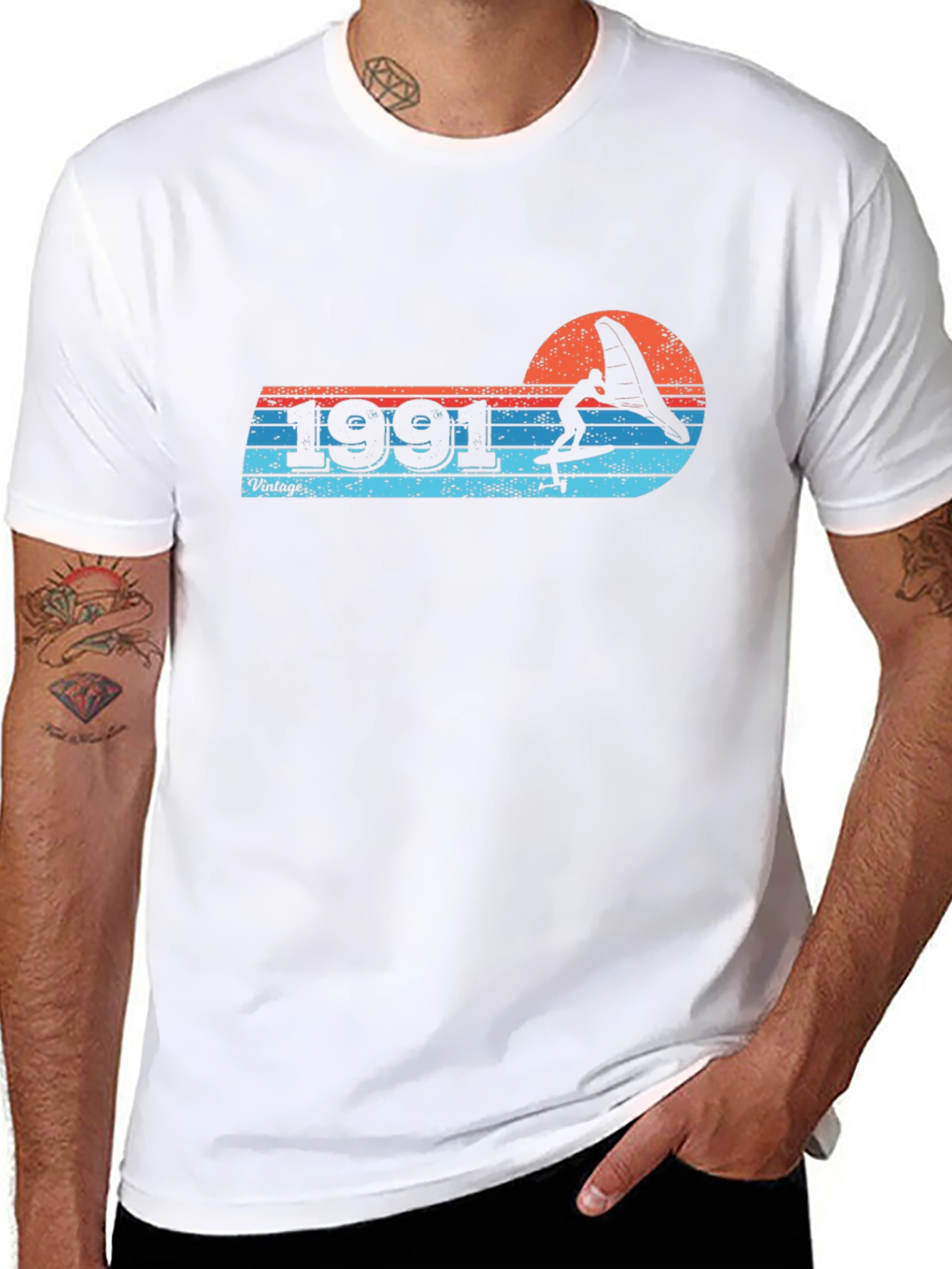 1991 Vintage Style Watersports T-Shirt