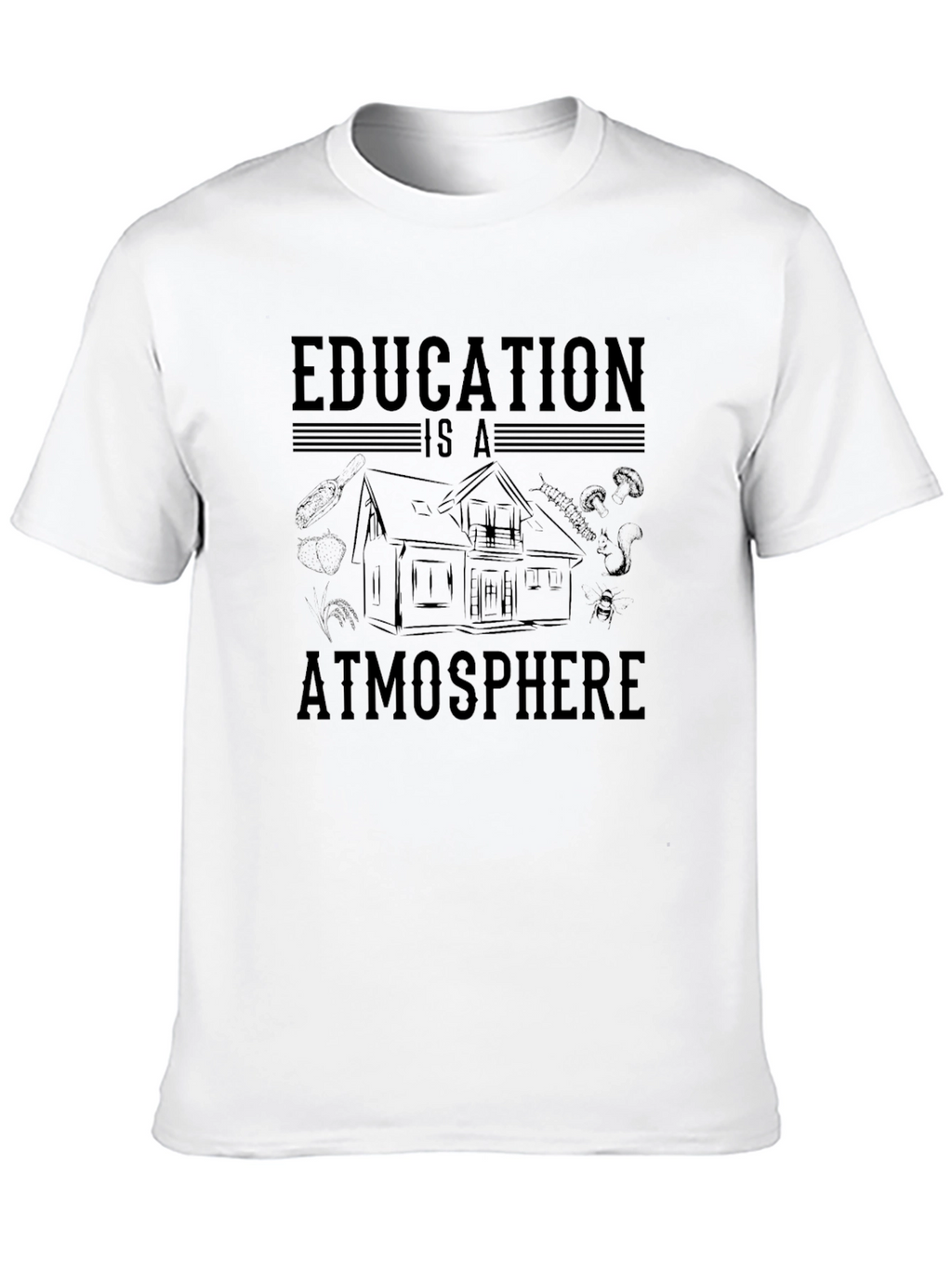 Education Atmosphere Black T-Shirt