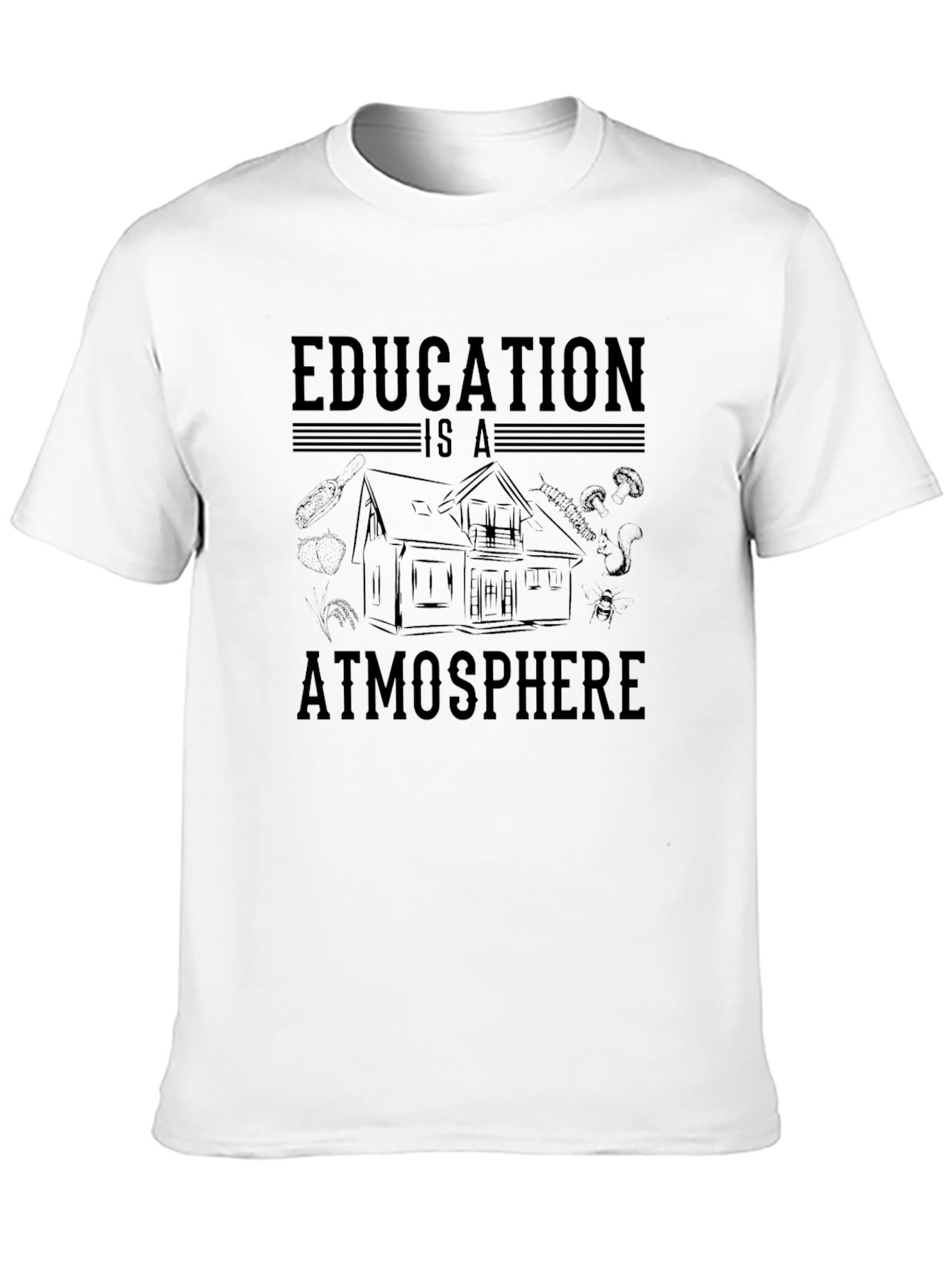 Education Atmosphere Black T-Shirt