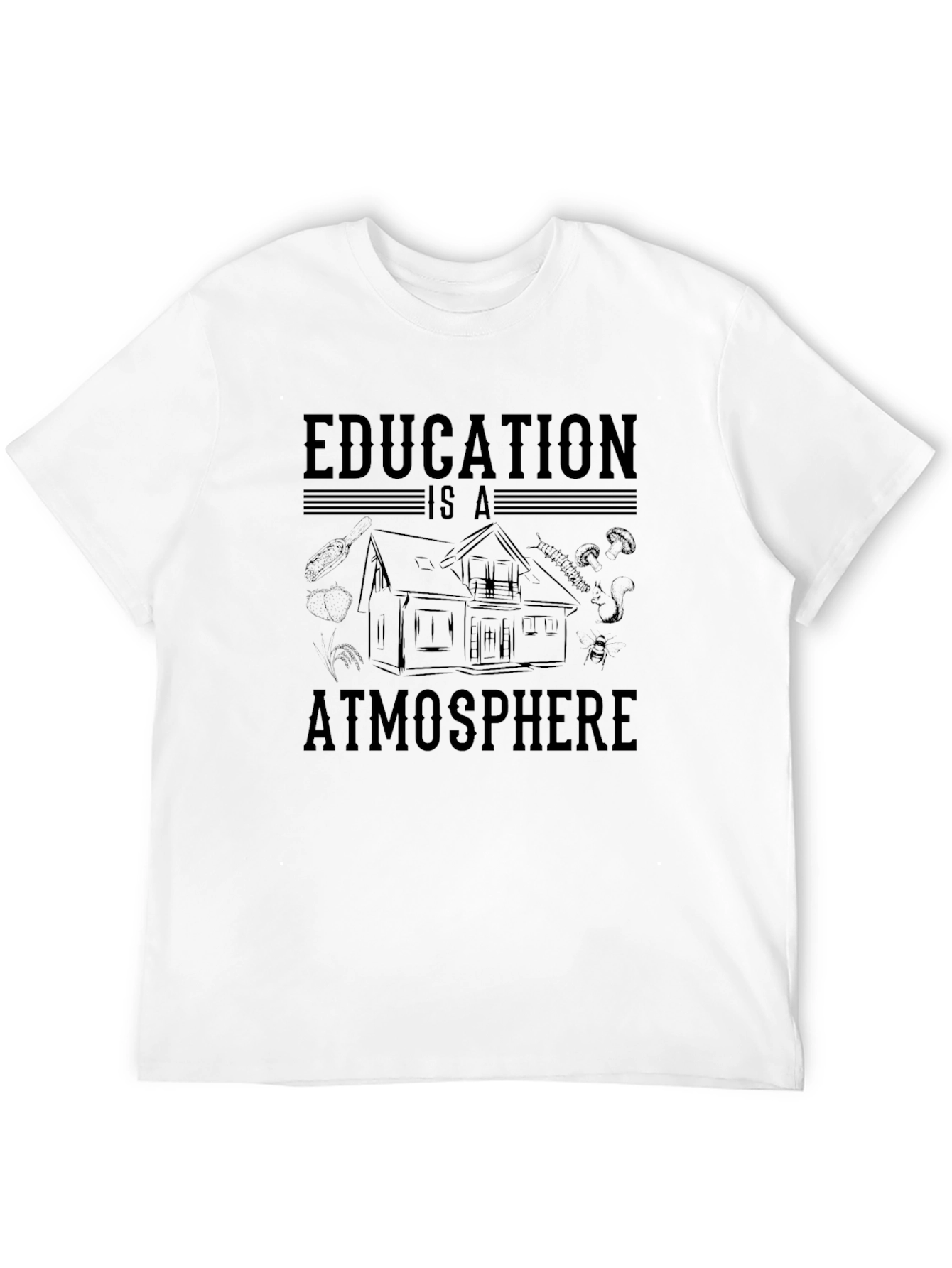 Education Atmosphere Black T-Shirt