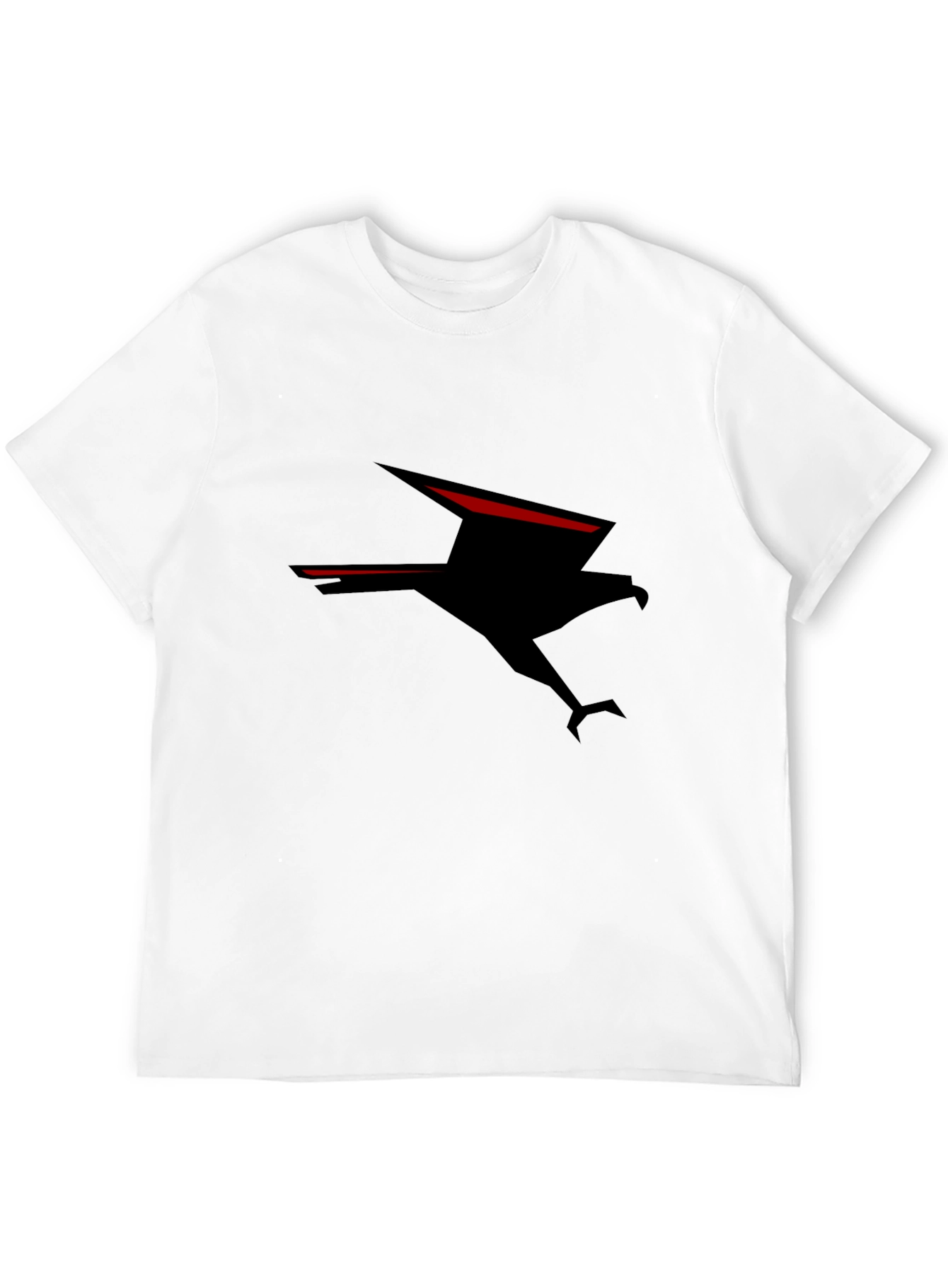 Black T-Shirt with Eagle Graphic