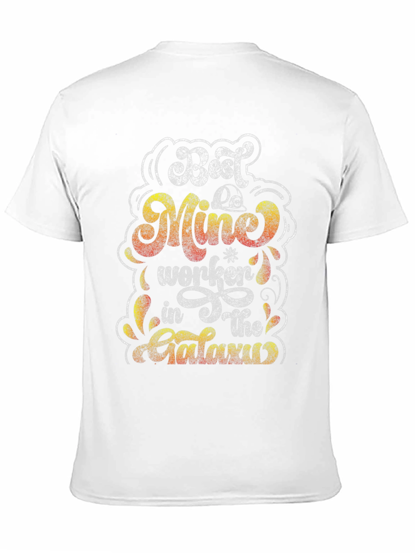 Best Mine Worker in the Galaxy Black T-Shirt