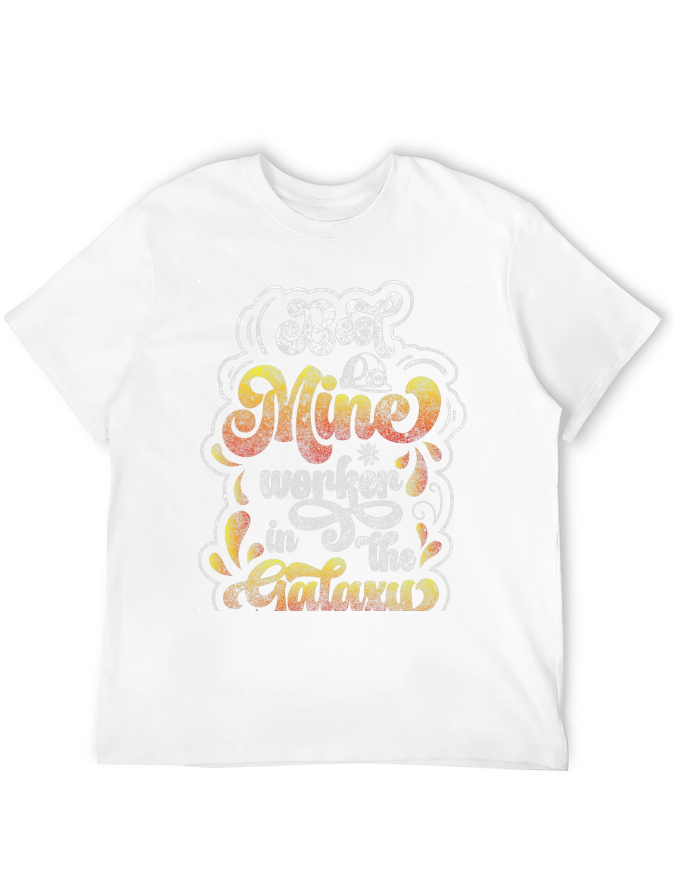 Best Mine Worker in the Galaxy Black T-Shirt