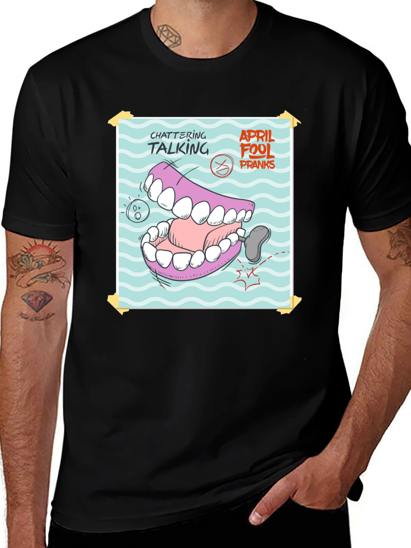 Chattering Talking April Fools Pranks T-Shirt