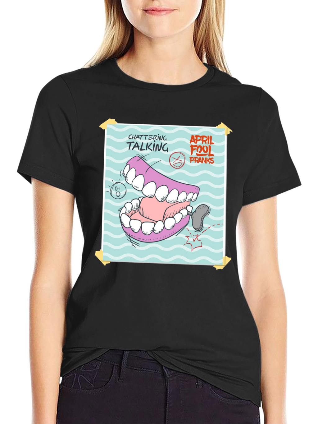 Chattering Talking April Fools Pranks T-Shirt
