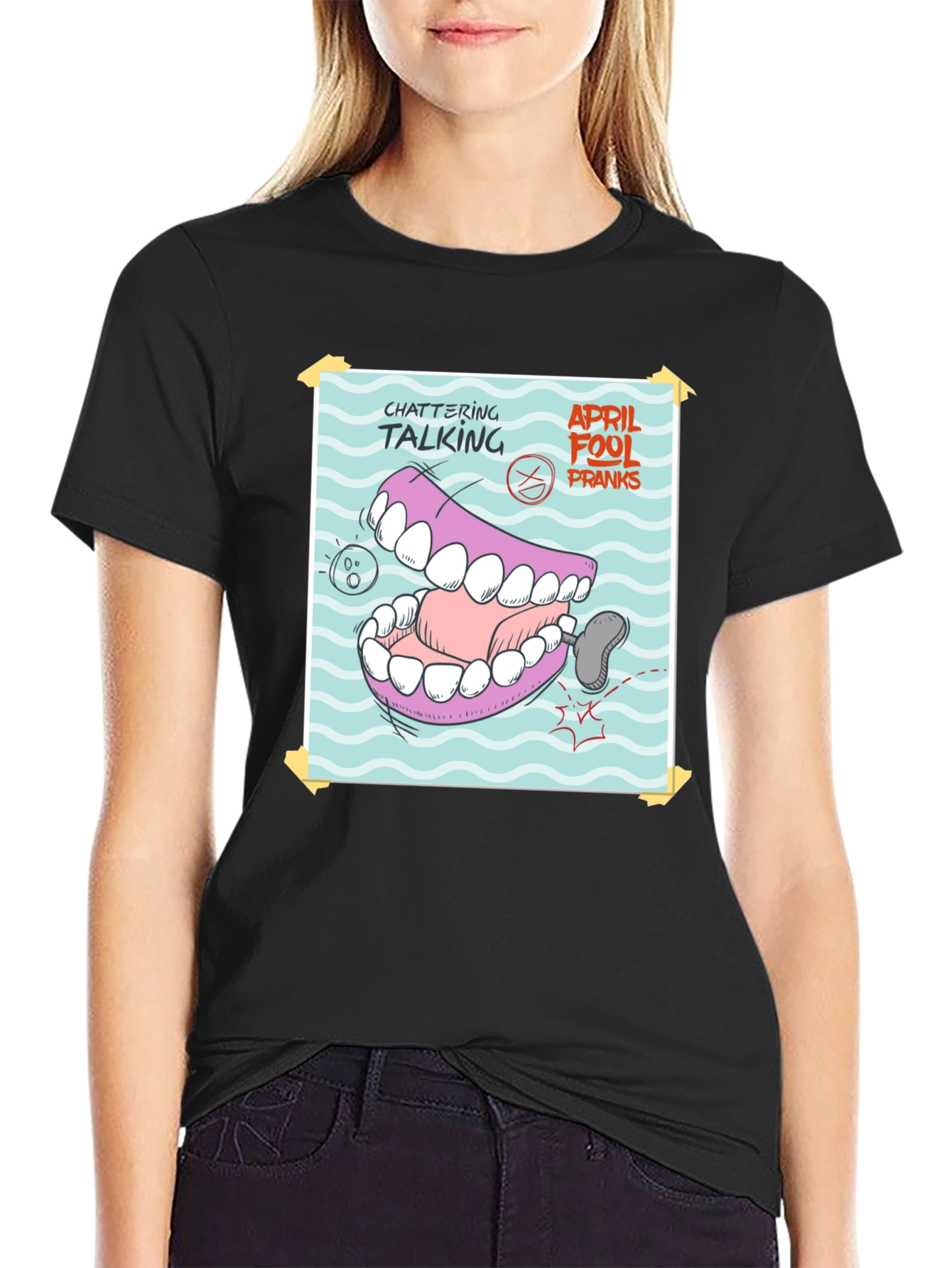 Chattering Talking April Fools Pranks T-Shirt