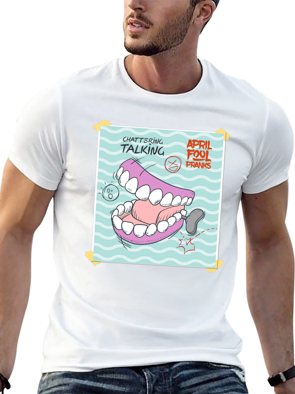 Chattering Talking April Fools Pranks T-Shirt