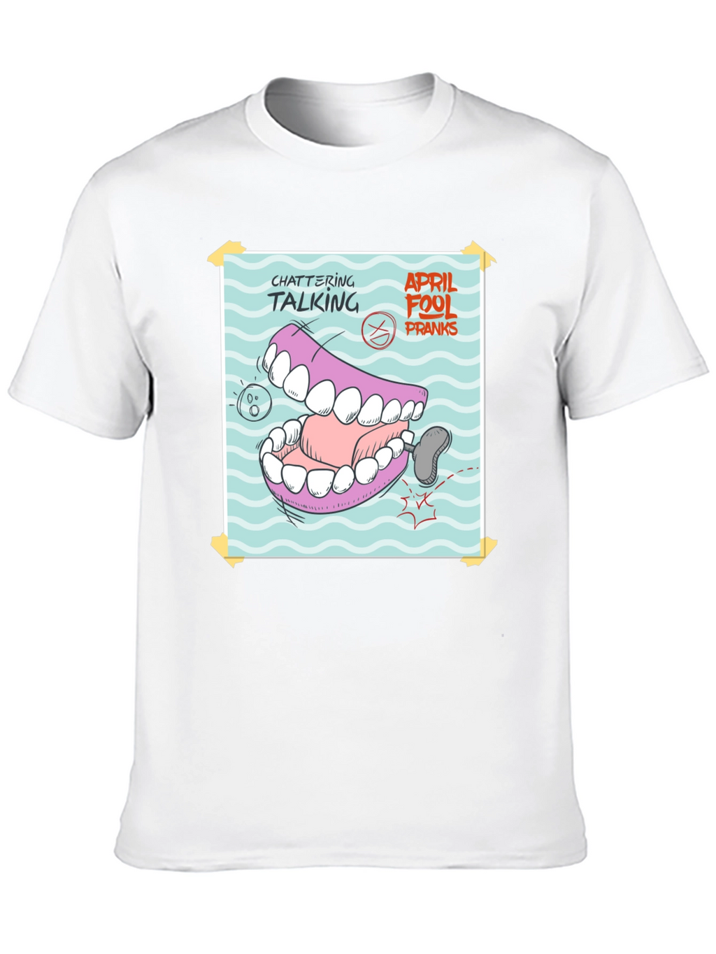 Chattering Talking April Fools Pranks T-Shirt