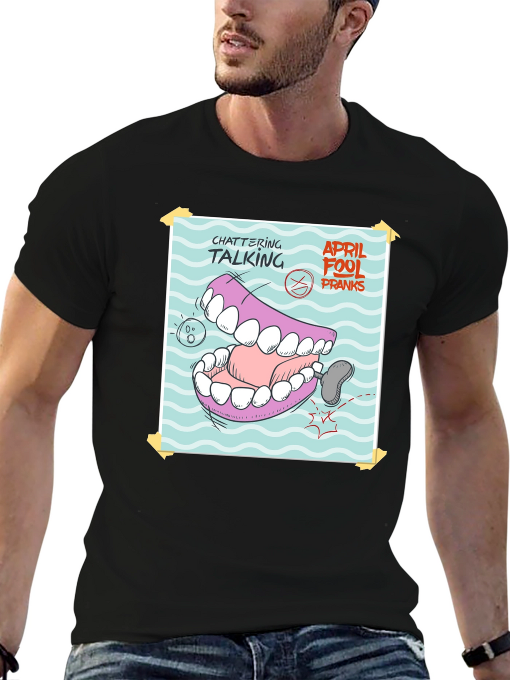 Chattering Talking April Fools Pranks T-Shirt